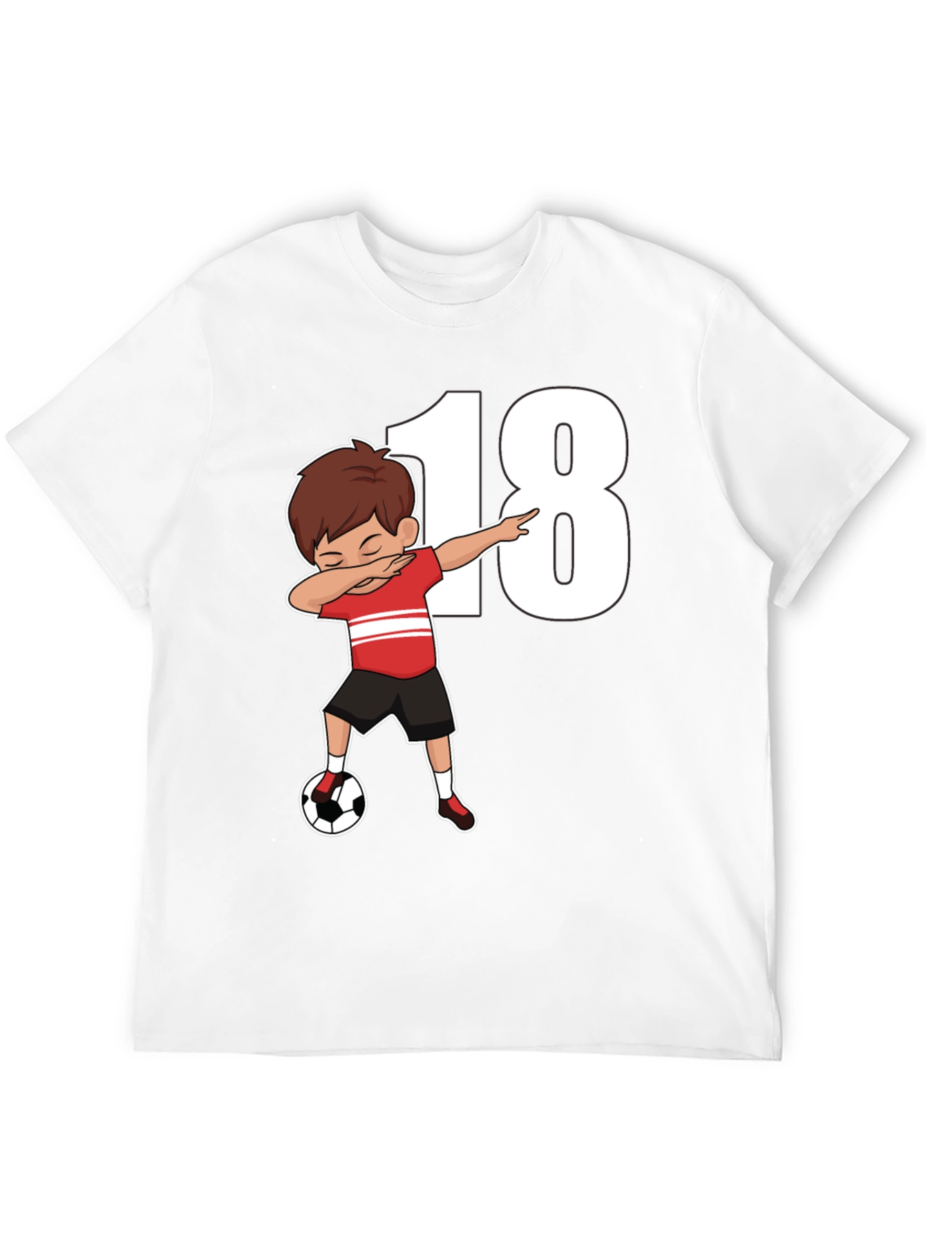 Soccer 18th Birthday Dab T-Shirt