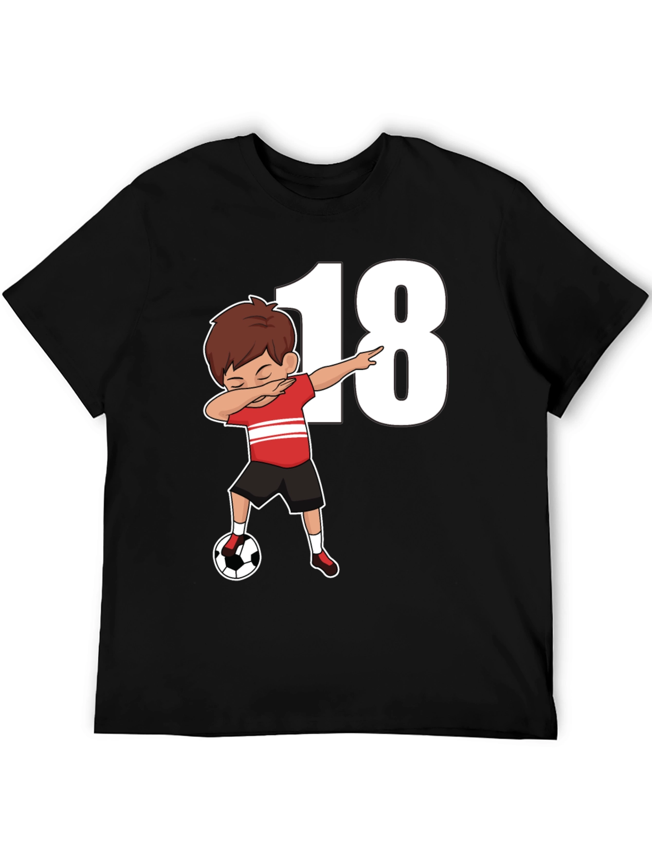Soccer 18th Birthday Dab T-Shirt