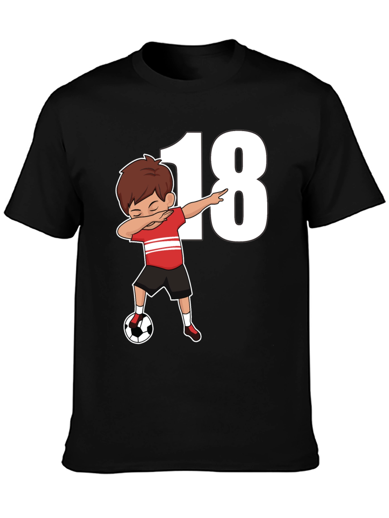 Soccer 18th Birthday Dab T-Shirt