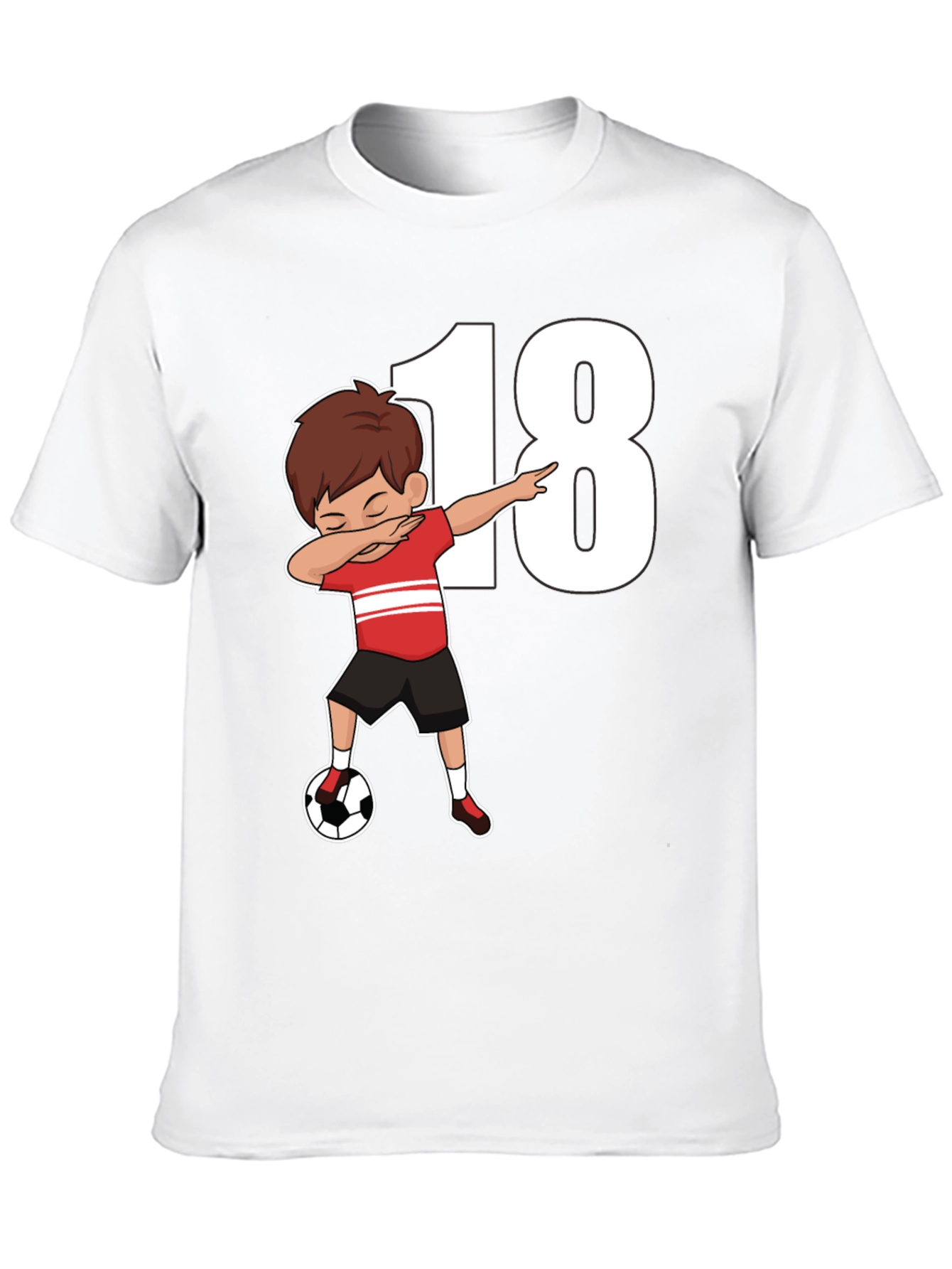 Soccer 18th Birthday Dab T-Shirt