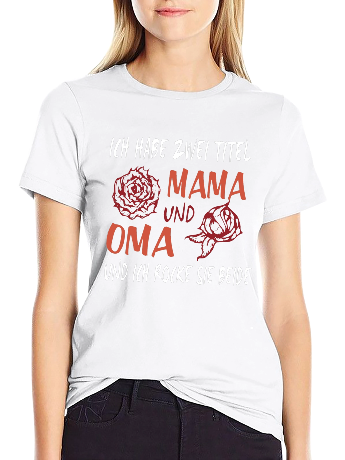 Ich Habe Zwei Titel Mama Und Oma T-Shirt