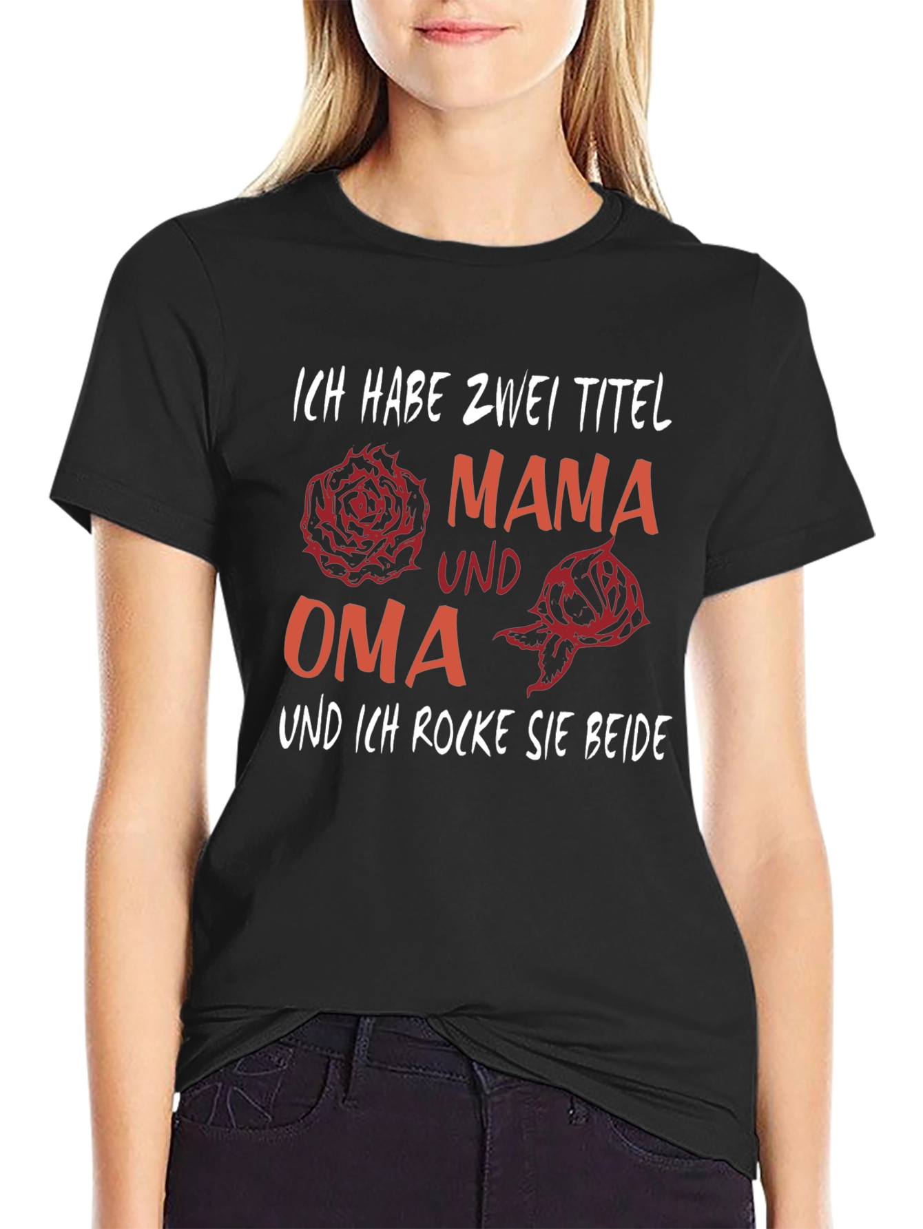Ich Habe Zwei Titel Mama Und Oma T-Shirt