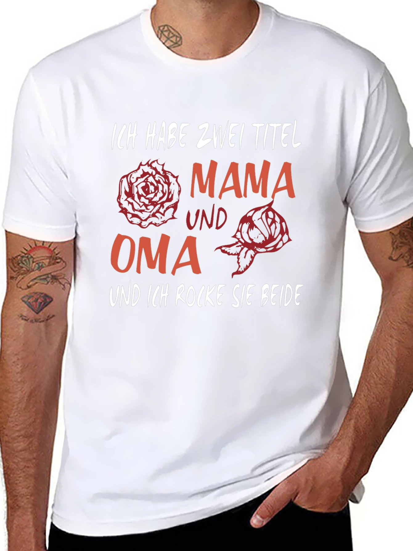 Ich Habe Zwei Titel Mama Und Oma T-Shirt