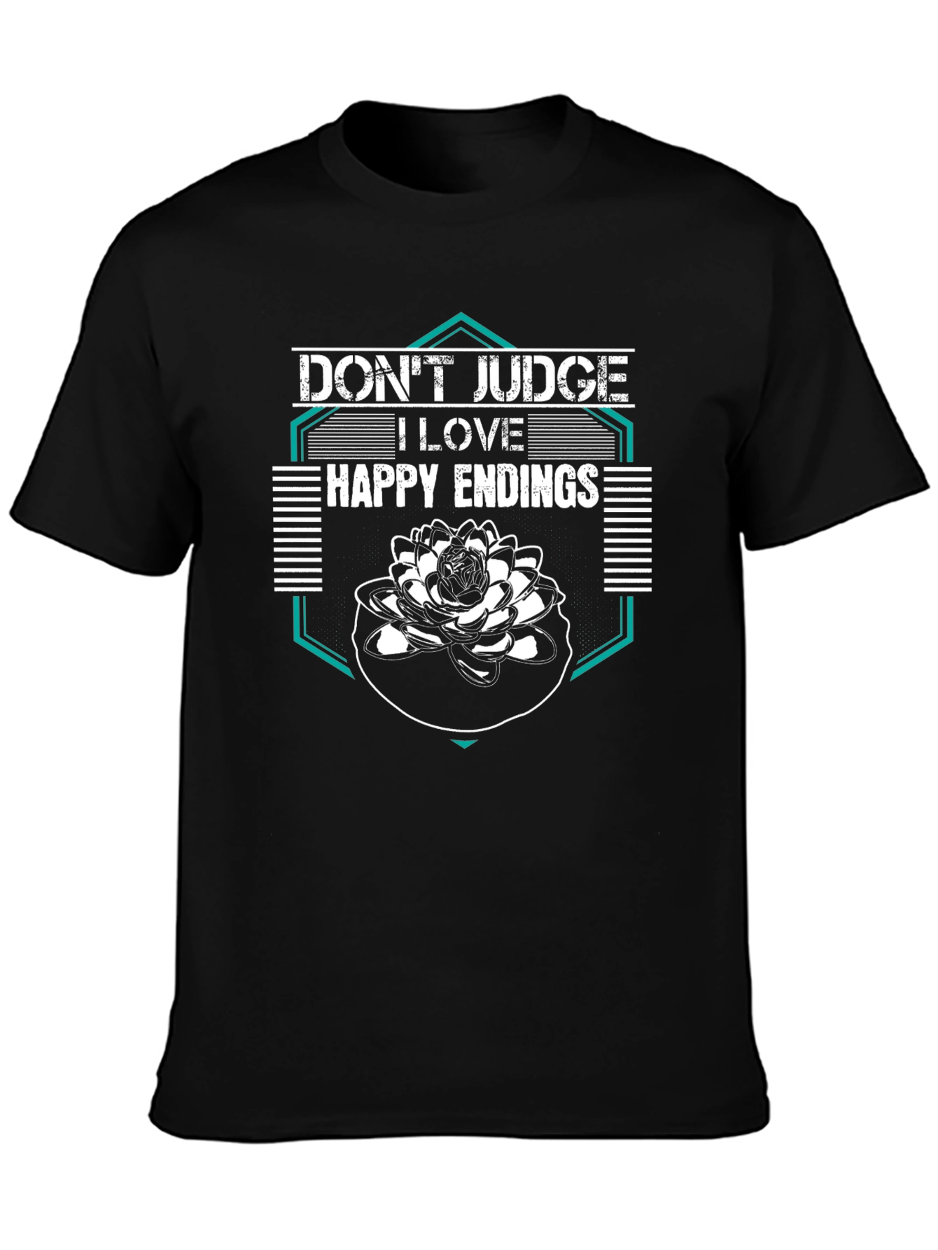 Dont Judge Happy Endings Graphic Tee