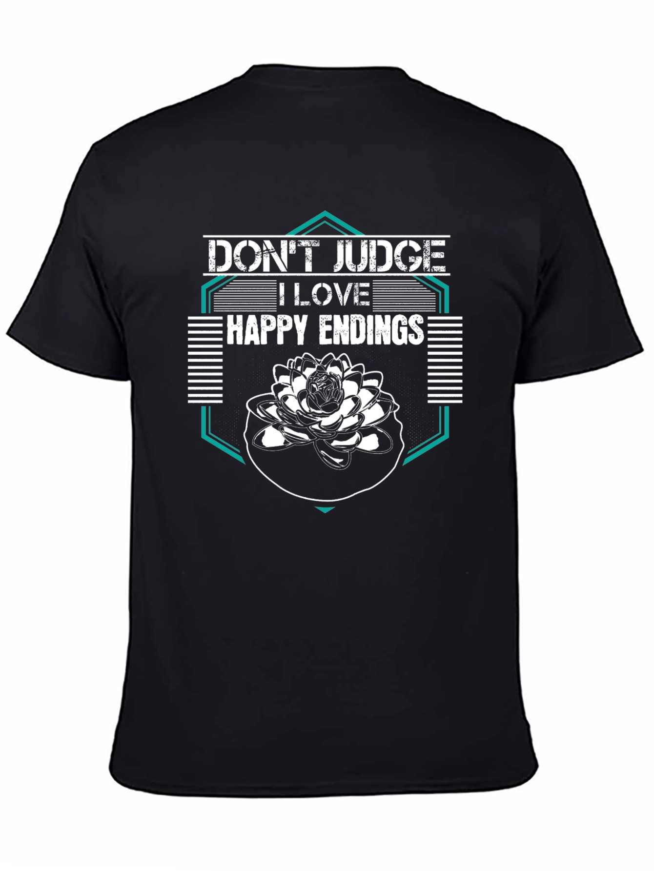 Dont Judge Happy Endings Graphic Tee