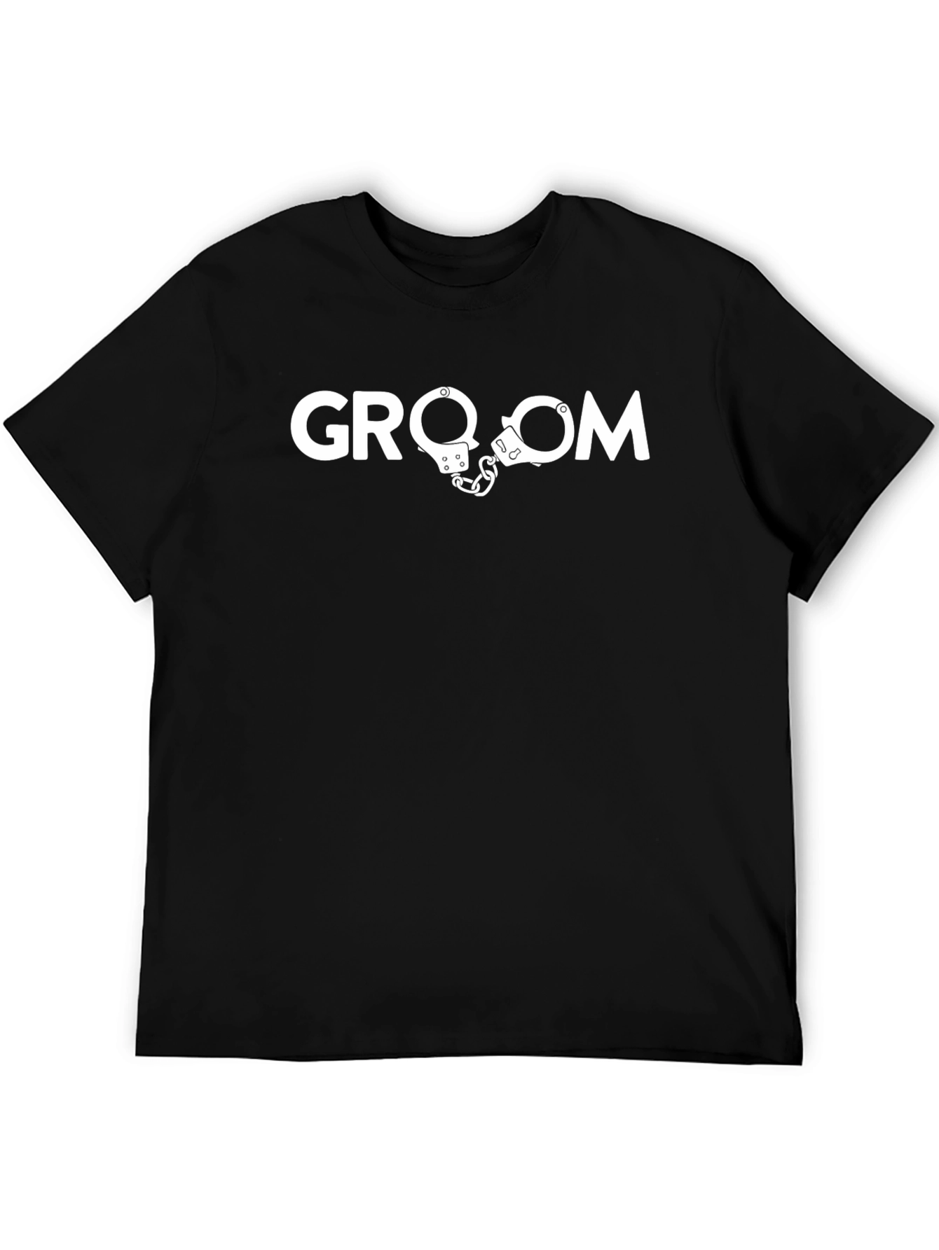 Groom Handcuff Graphic T-Shirt - Bachelor Party Tee