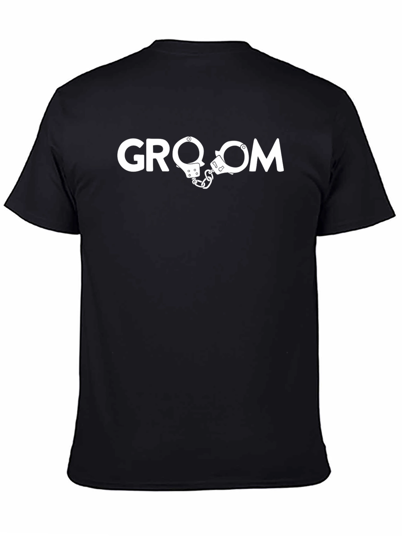 Groom Handcuff Graphic T-Shirt - Bachelor Party Tee