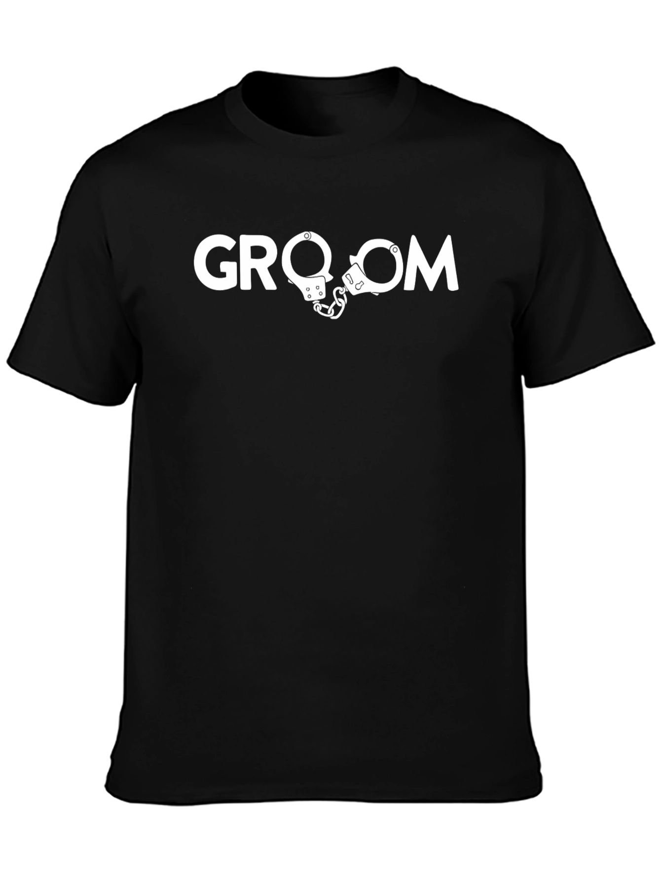 Groom Handcuff Graphic T-Shirt - Bachelor Party Tee