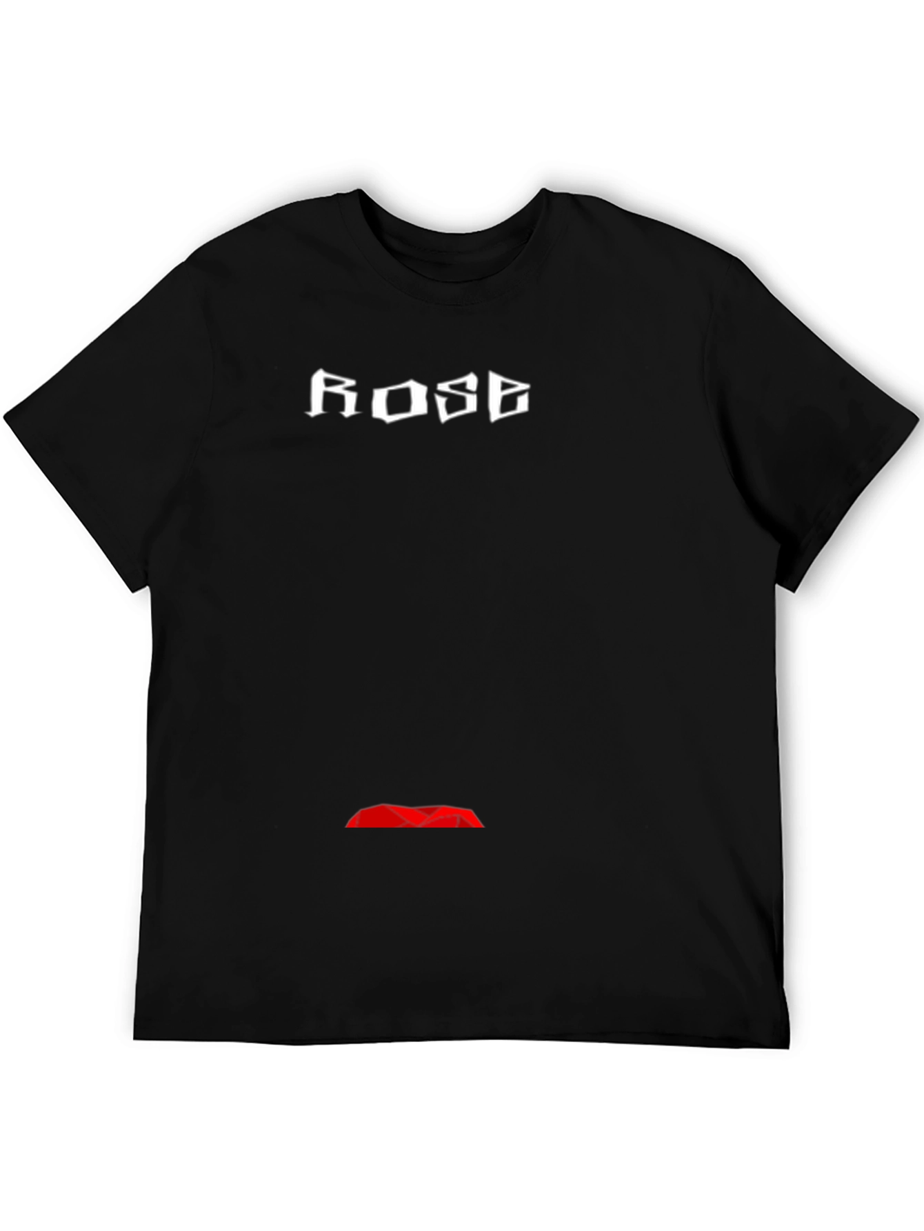 ROSE Graphic Black T-Shirt