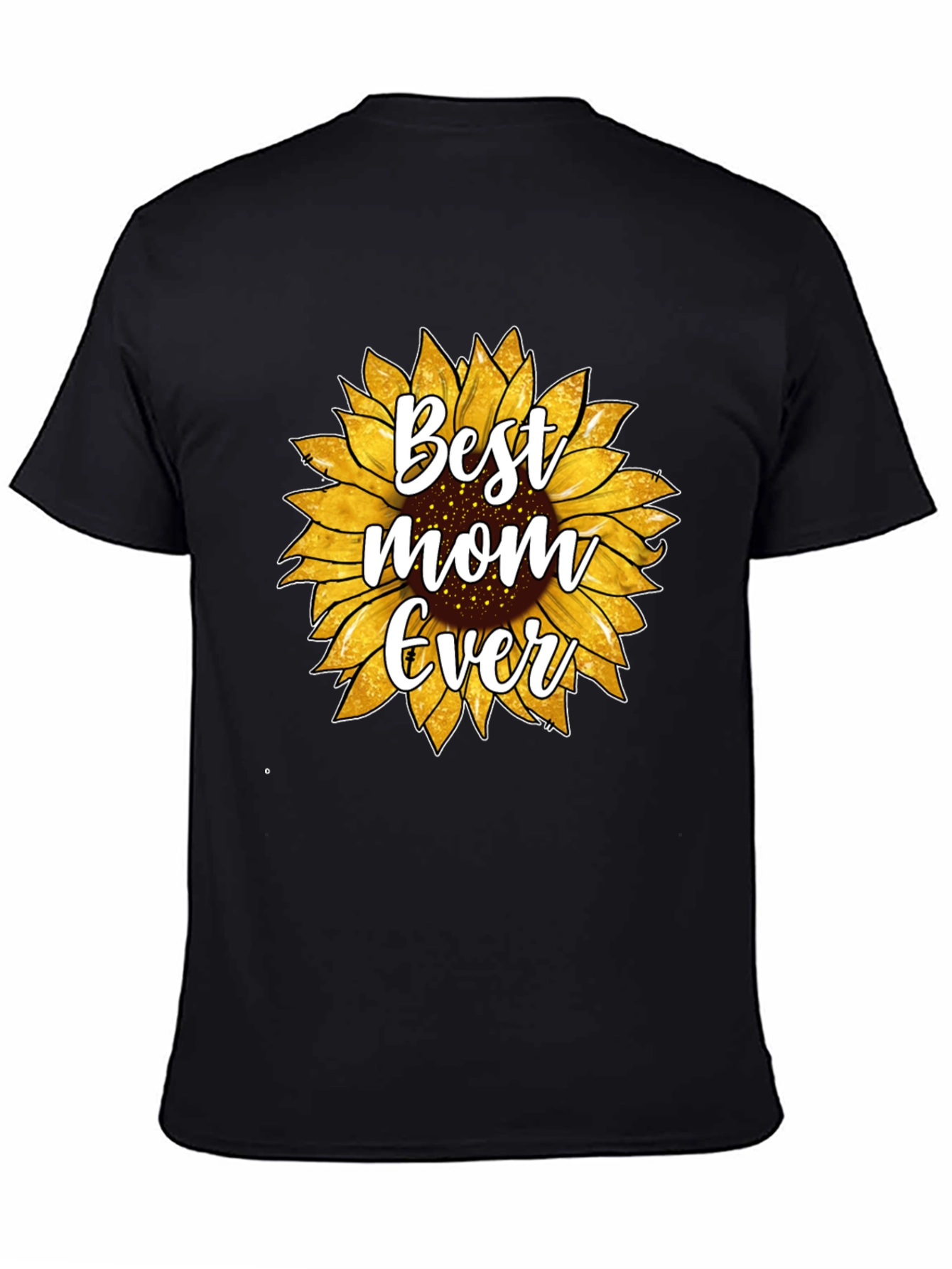 Best Mom Ever Sunflower Graphic T-Shirt