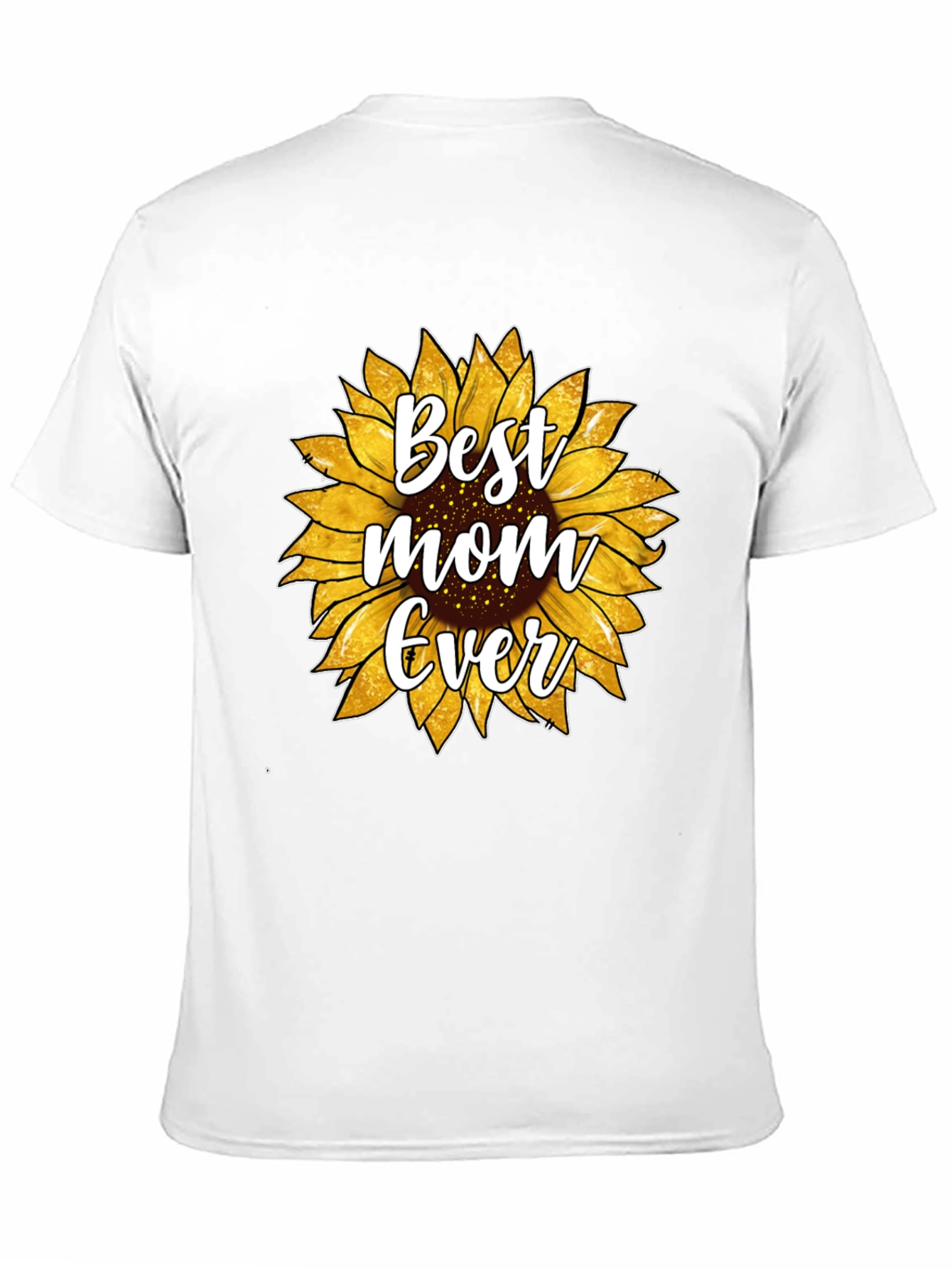 Best Mom Ever Sunflower Graphic T-Shirt