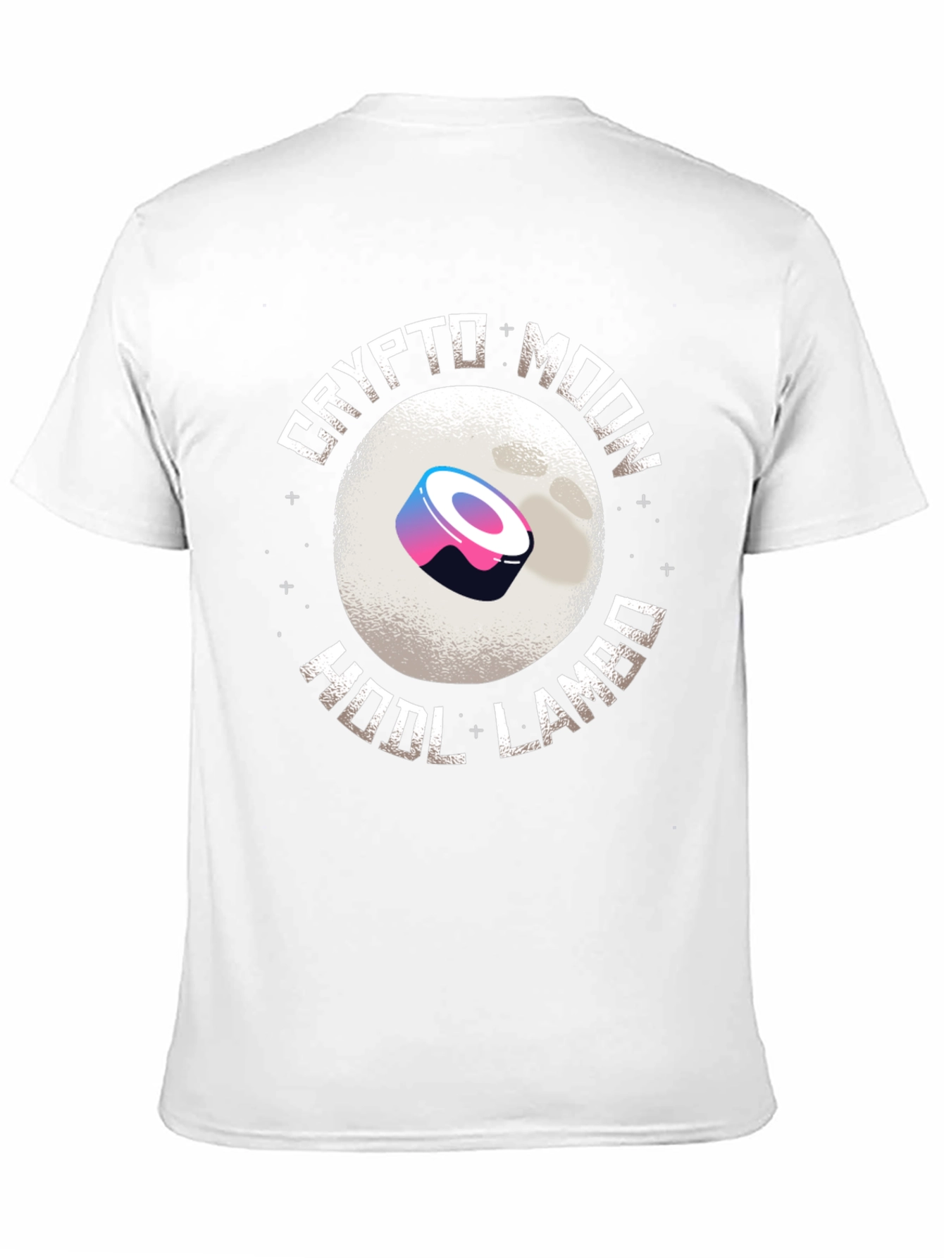Crypto Moon HODL Lambo Black T-Shirt