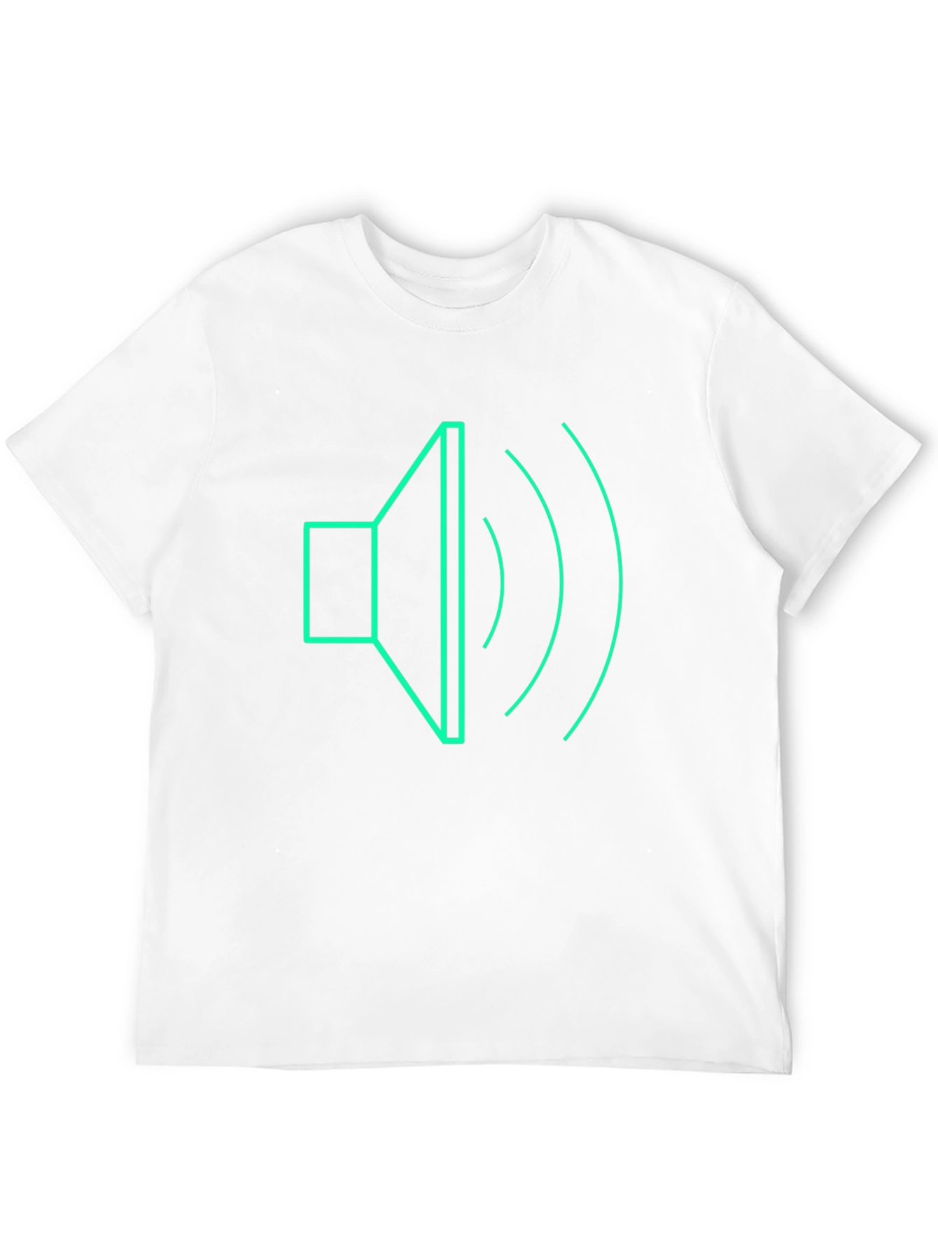 Sound Wave Graphic Tee - Modern Black T-Shirt