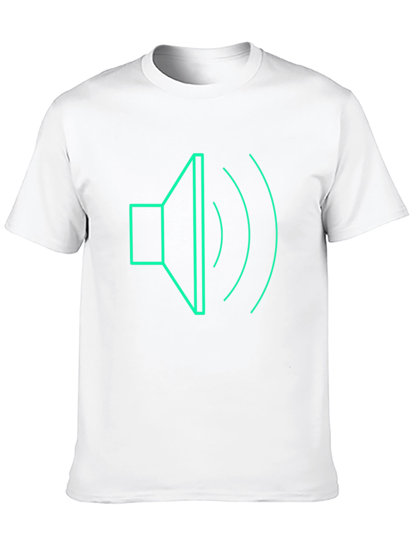 Sound Wave Graphic Tee - Modern Black T-Shirt