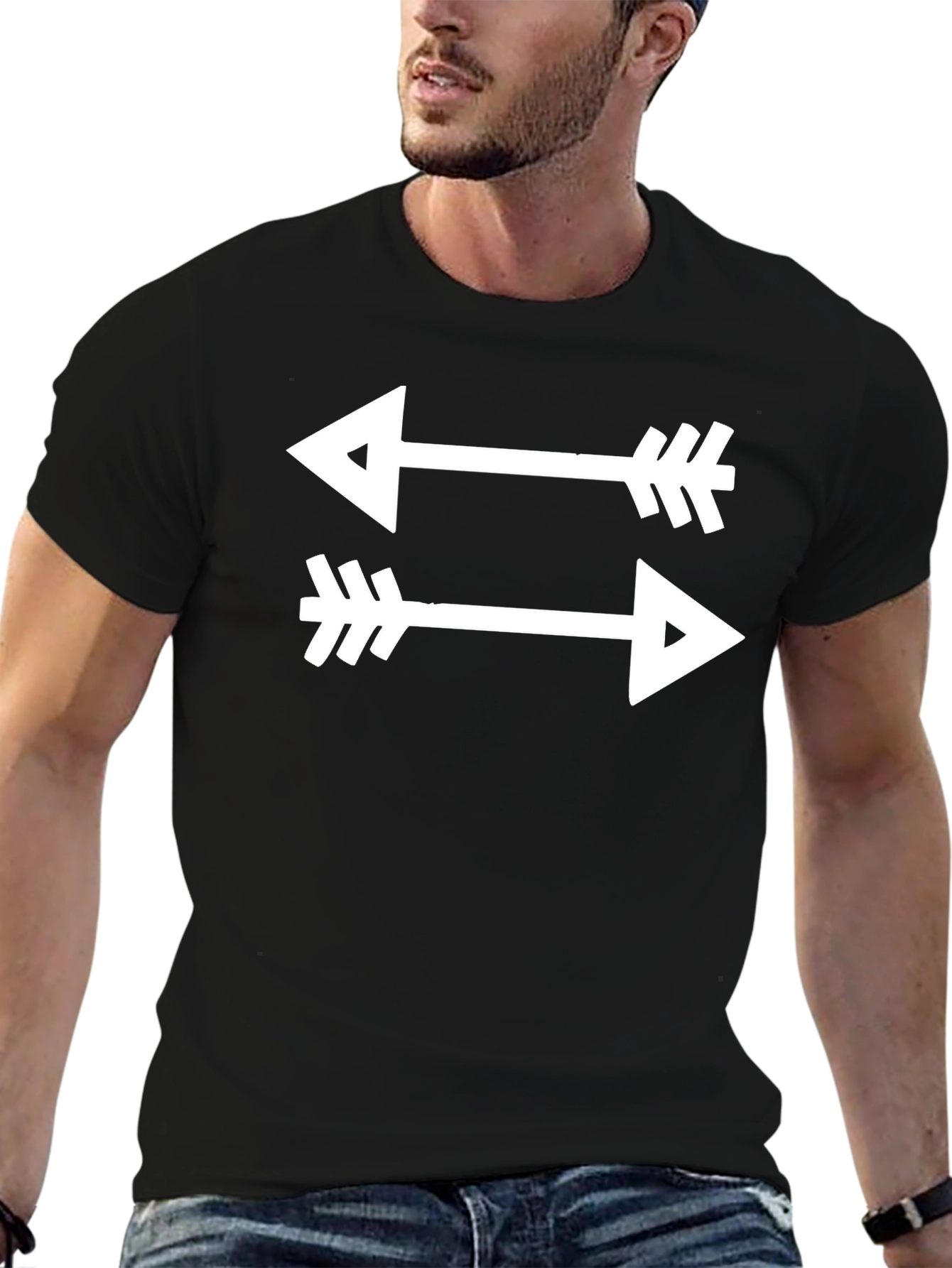 Arrow Graphic Tee - Cool and Unique Design