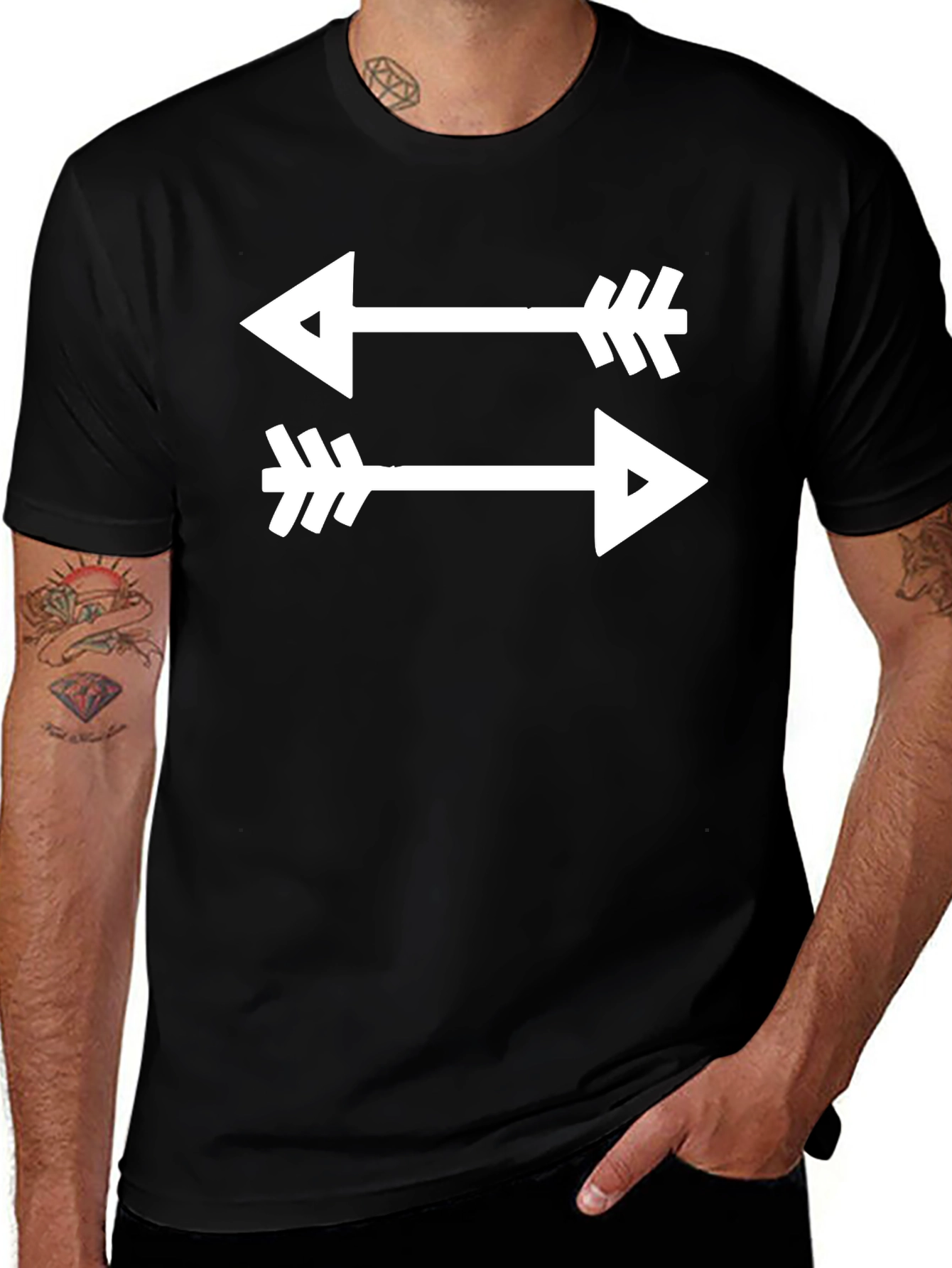 Arrow Graphic Tee - Cool and Unique Design