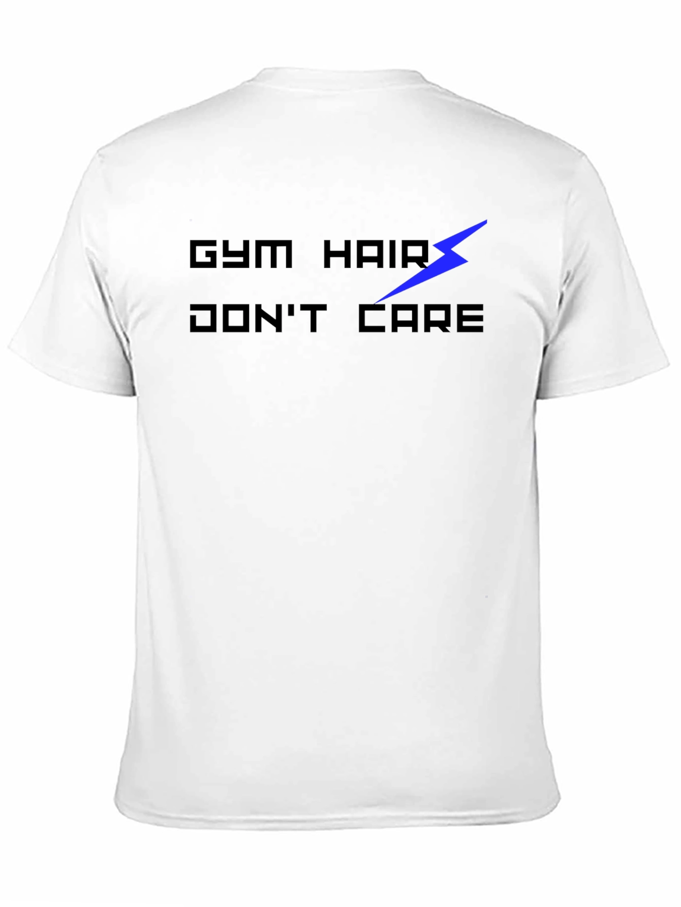 Gym Hair Dont Care Black Graphic Tee