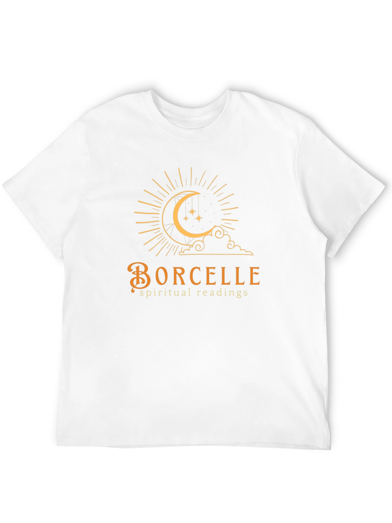 Borcelle Spiritual Readings Black Graphic T-Shirt