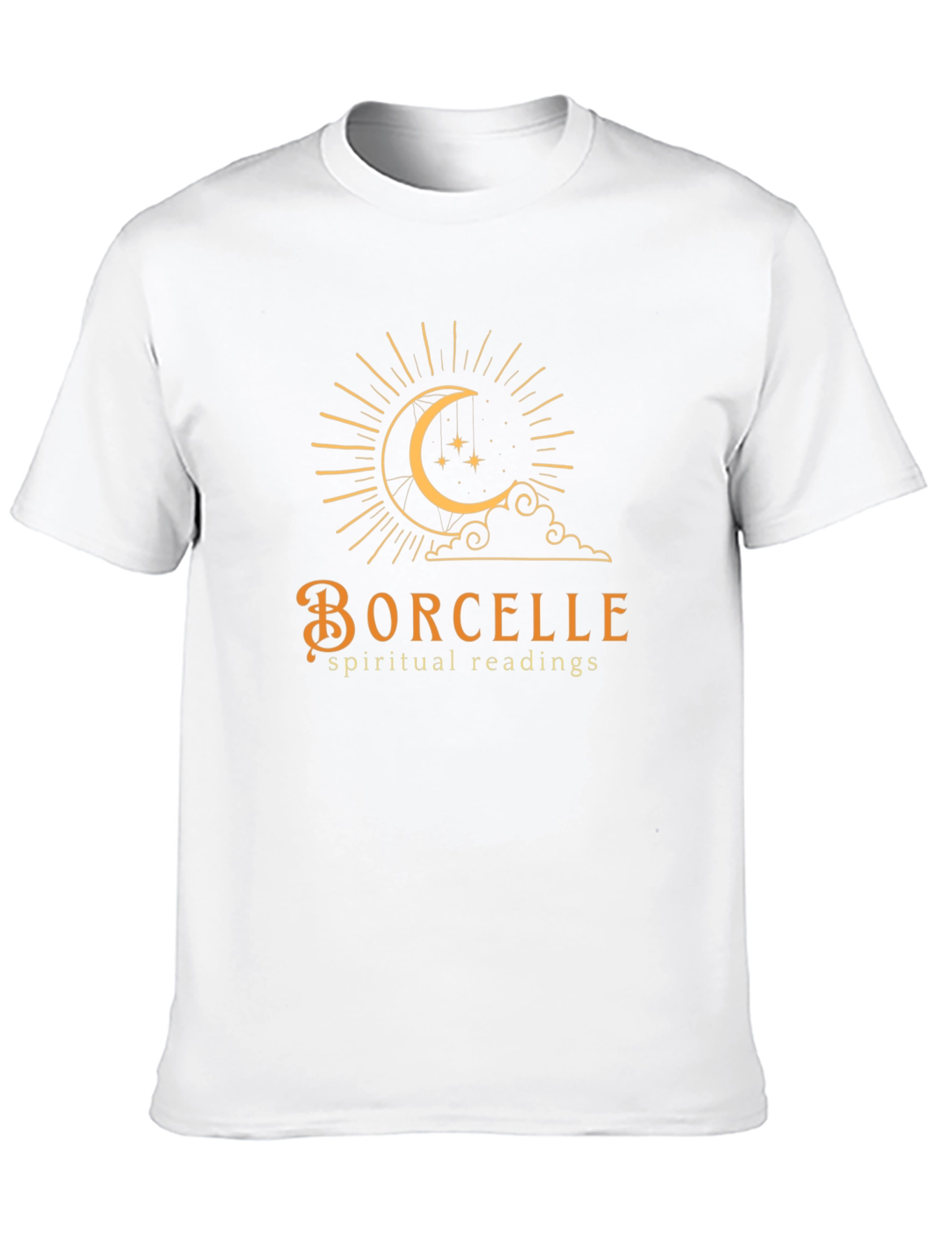 Borcelle Spiritual Readings Black Graphic T-Shirt