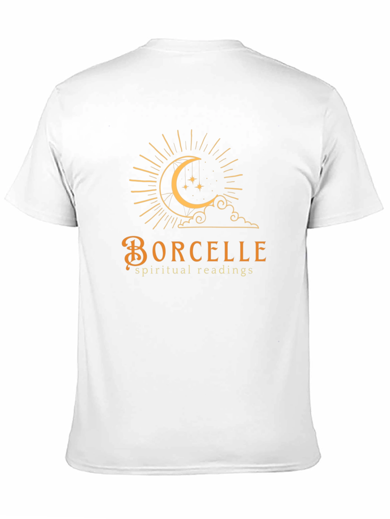 Borcelle Spiritual Readings Black Graphic T-Shirt