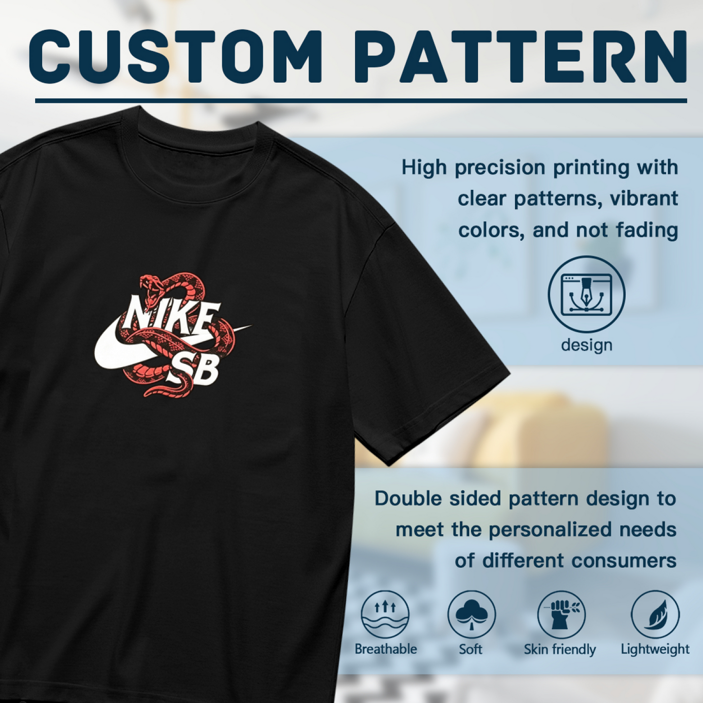 Snake Nike SB Street?Skate Culture Plus?Size Women Graphic Tee