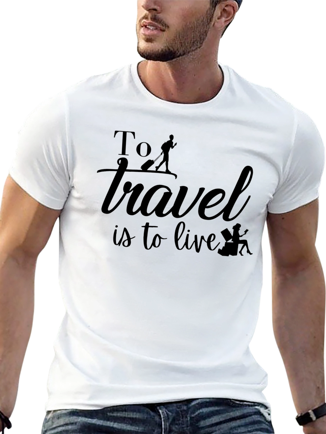 Travel is to Live Graphic Tee