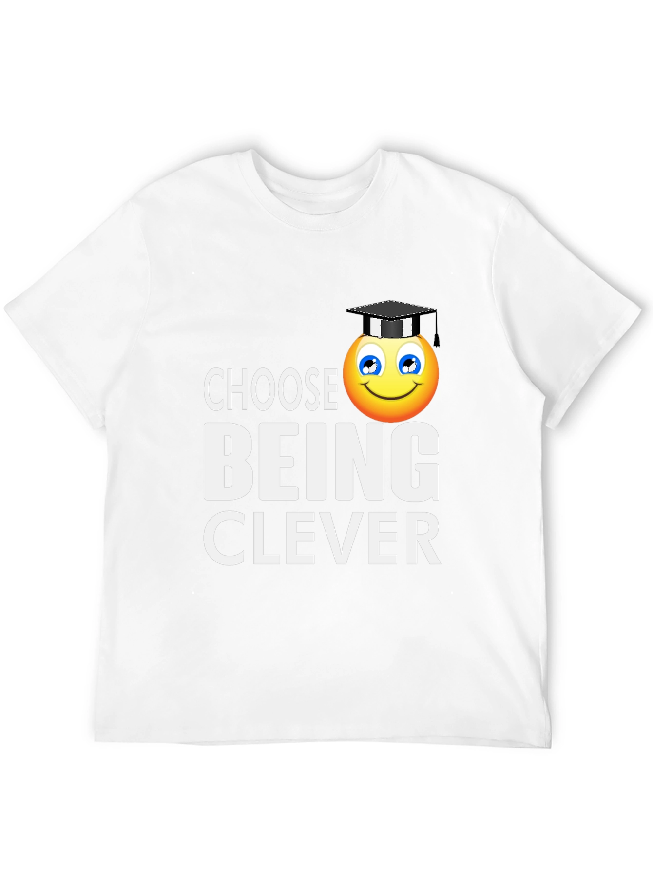 Choose Being Clever T-Shirt - Smart Emoji Tee
