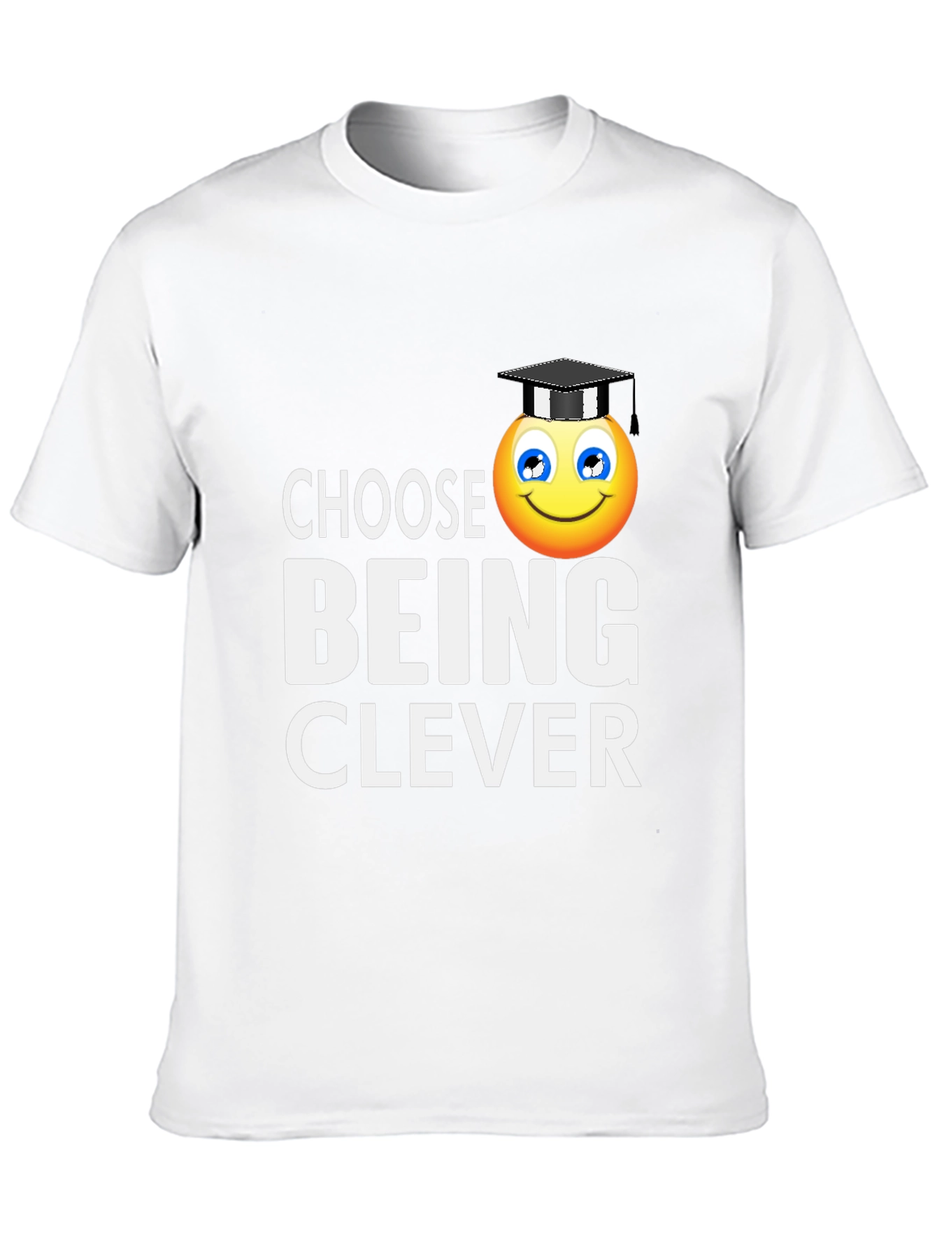 Choose Being Clever T-Shirt - Smart Emoji Tee