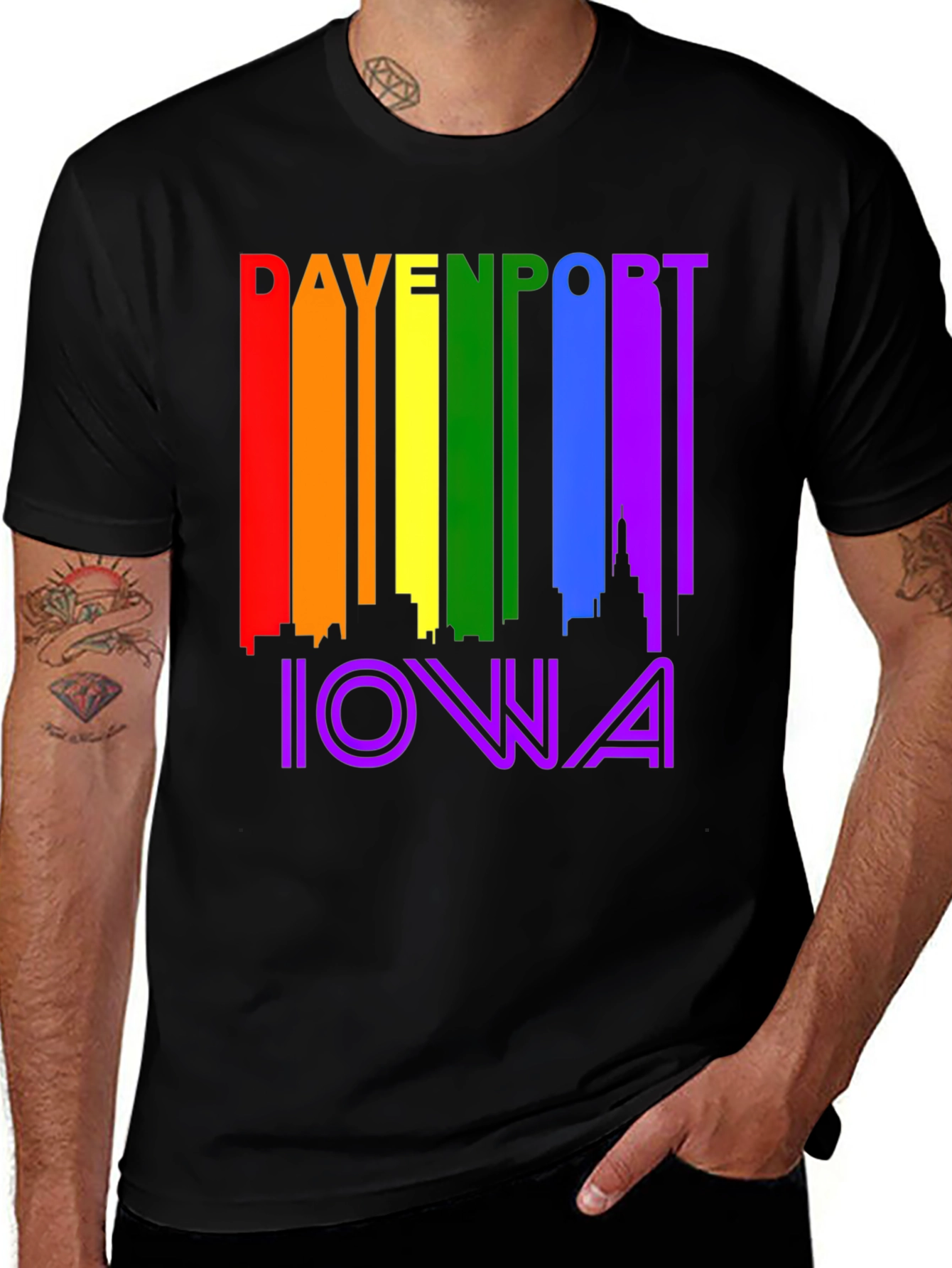 Davenport Iowa Pride T-Shirt