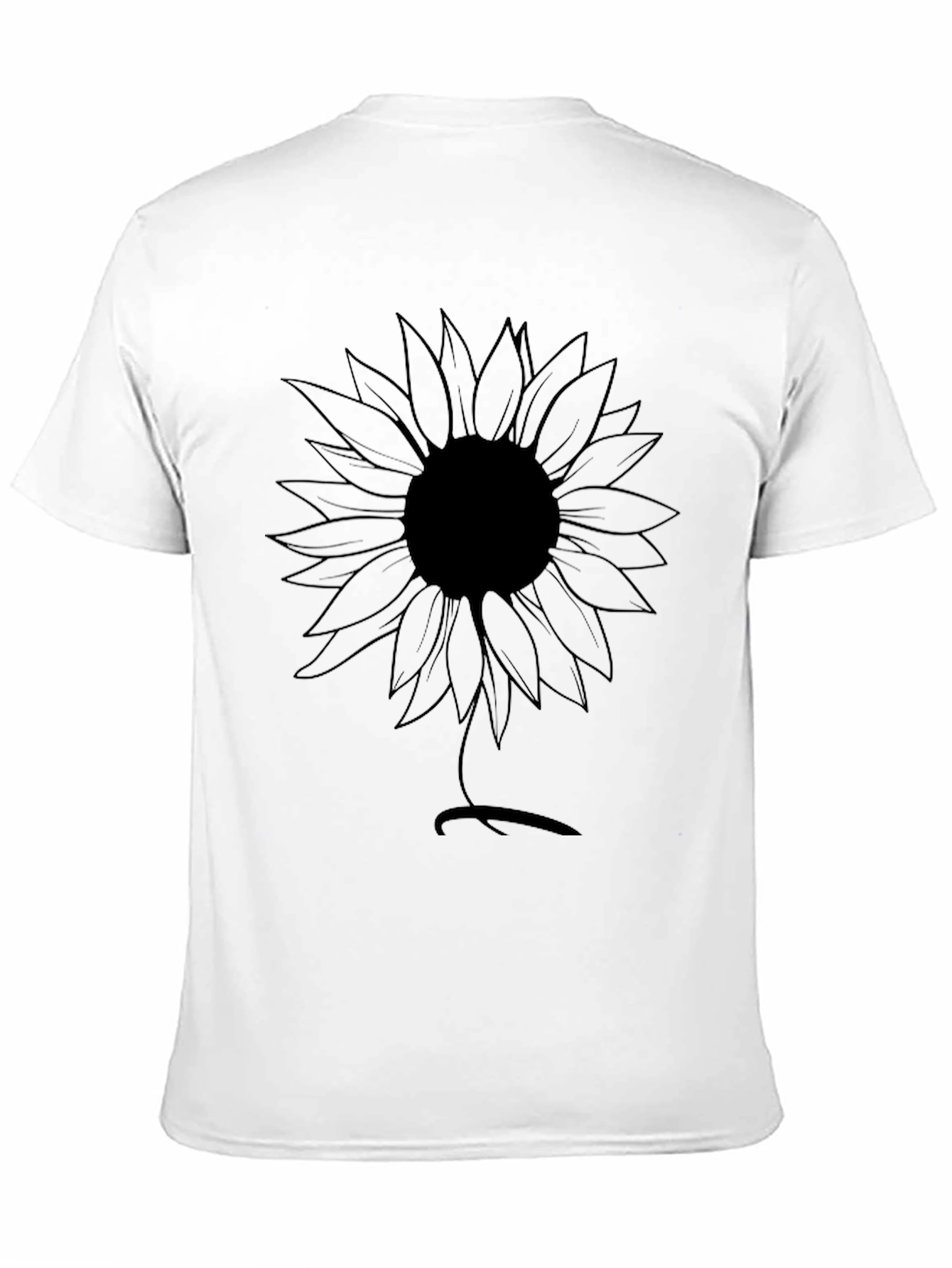 Sunflower Graphic Tee - Black Unisex T-Shirt