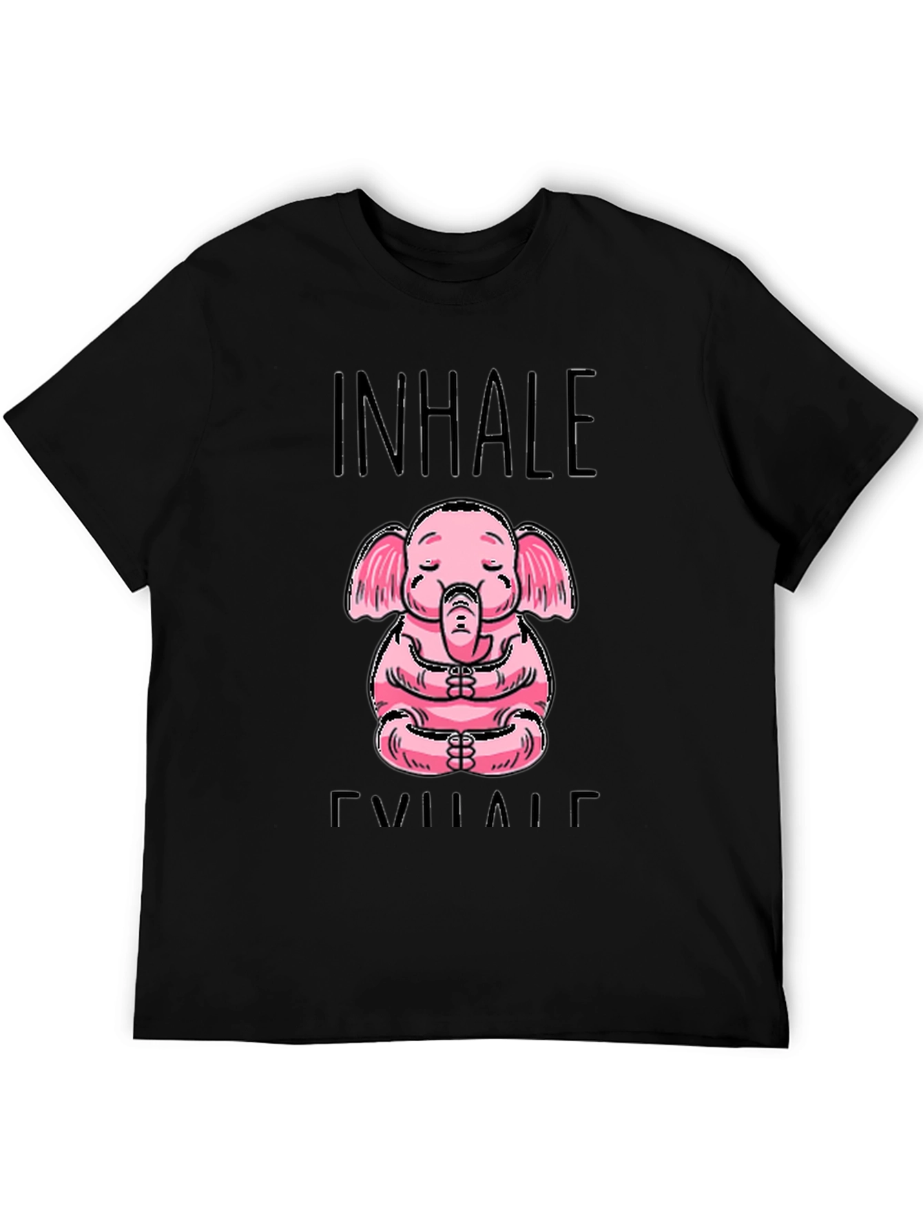 Yoga Elephant T-Shirt - Inhale Exhale
