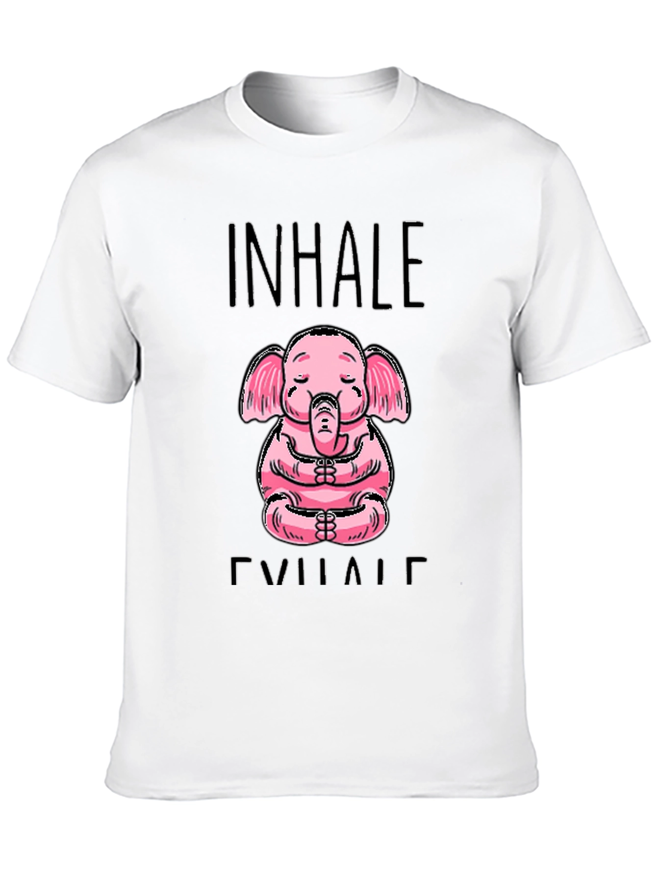 Yoga Elephant T-Shirt - Inhale Exhale