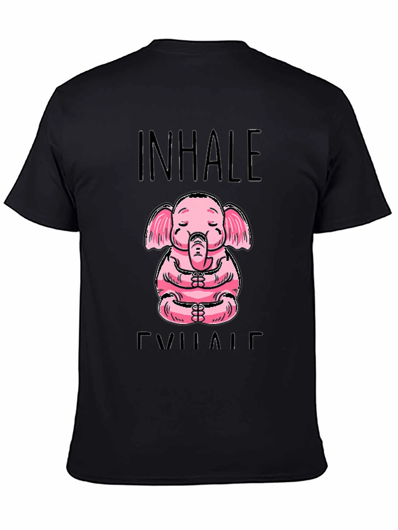 Yoga Elephant T-Shirt - Inhale Exhale