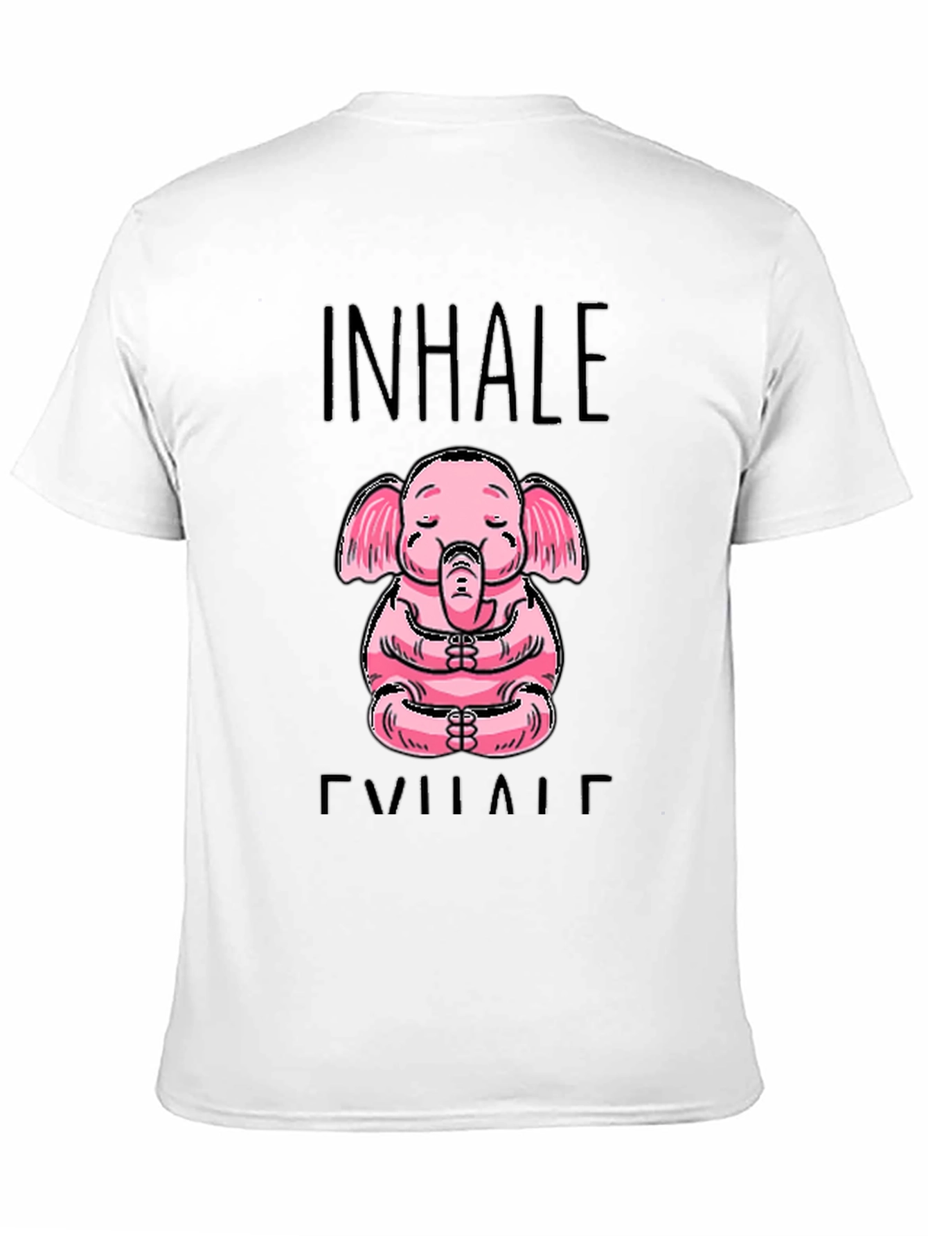 Yoga Elephant T-Shirt - Inhale Exhale