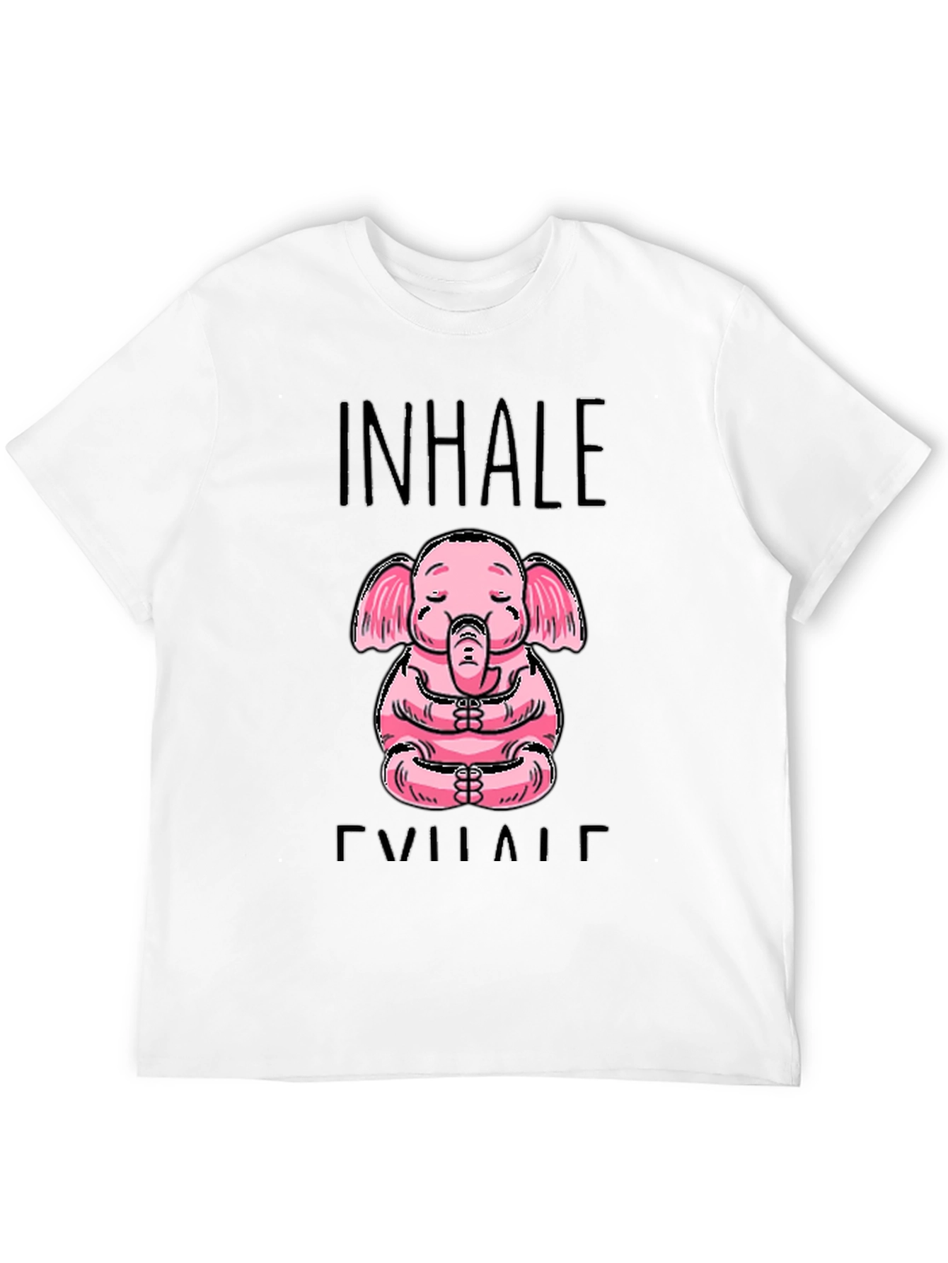 Yoga Elephant T-Shirt - Inhale Exhale