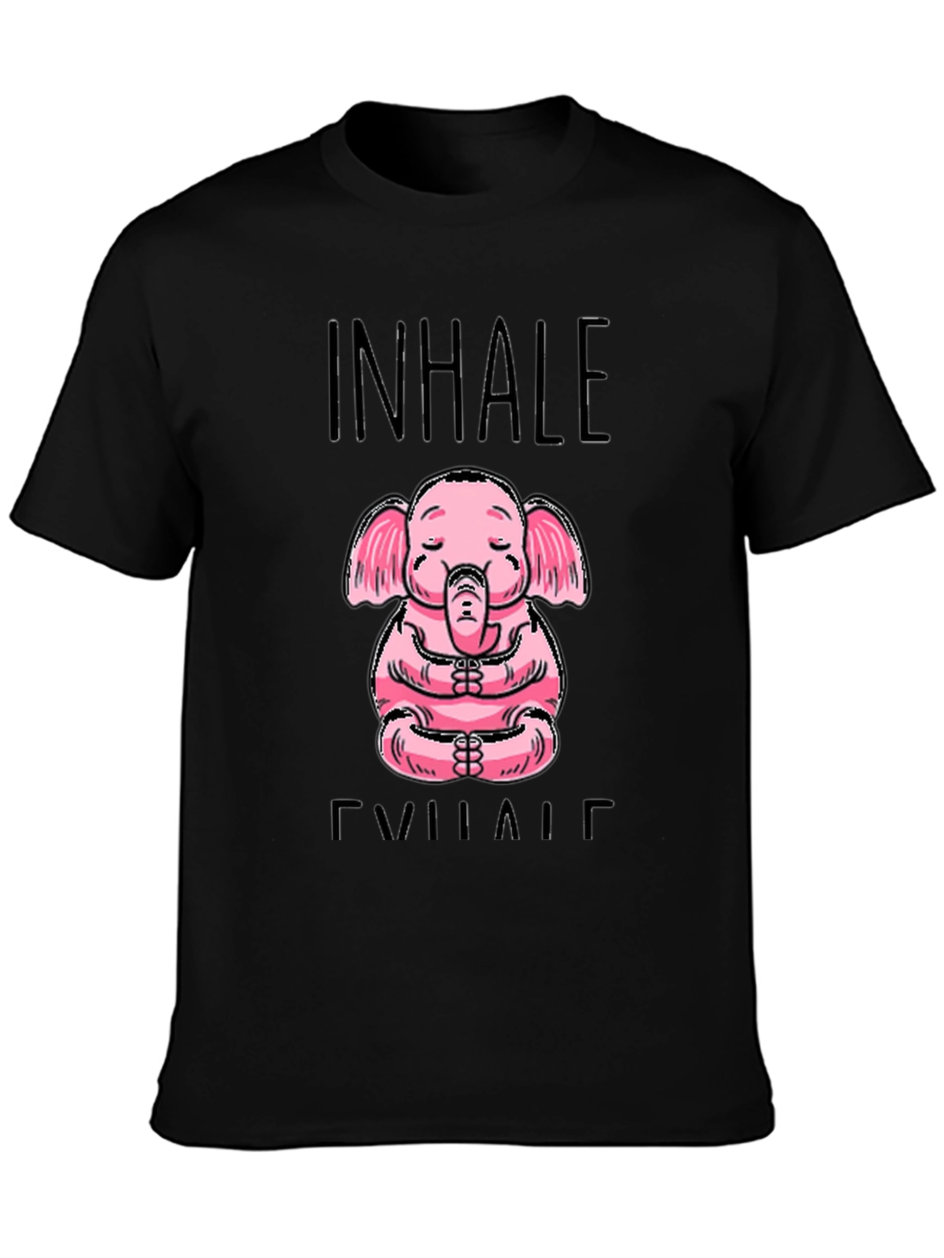 Yoga Elephant T-Shirt - Inhale Exhale