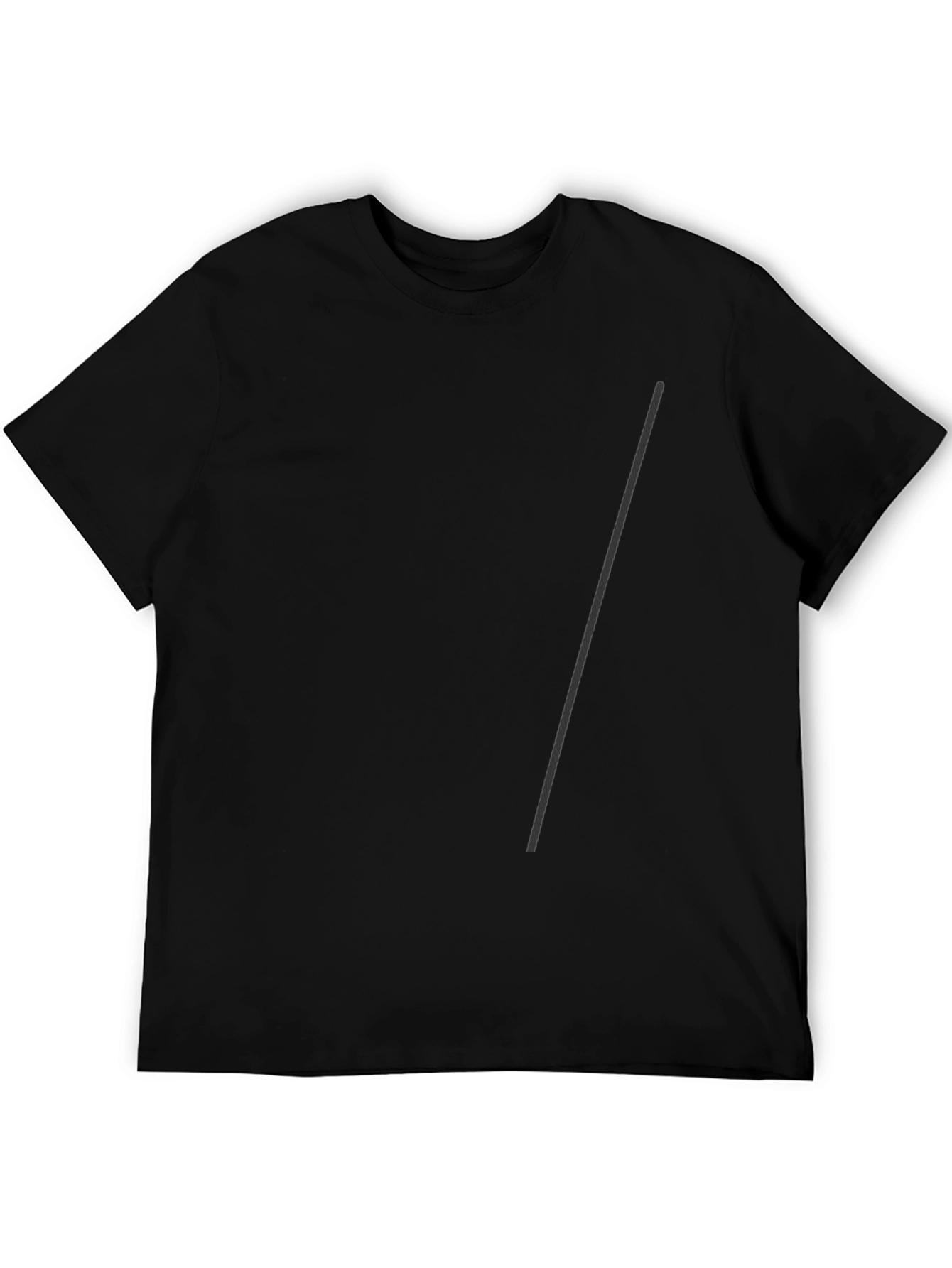 Classic Black Crew Neck T-Shirt | Casual Comfort