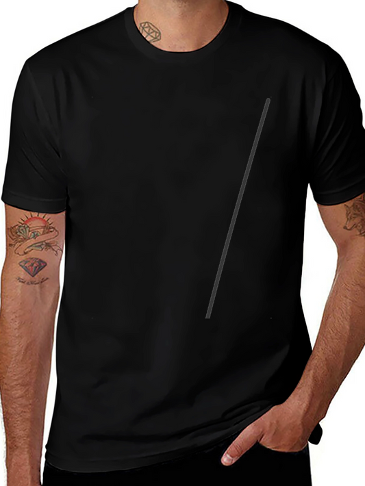 Classic Black Crew Neck T-Shirt | Casual Comfort