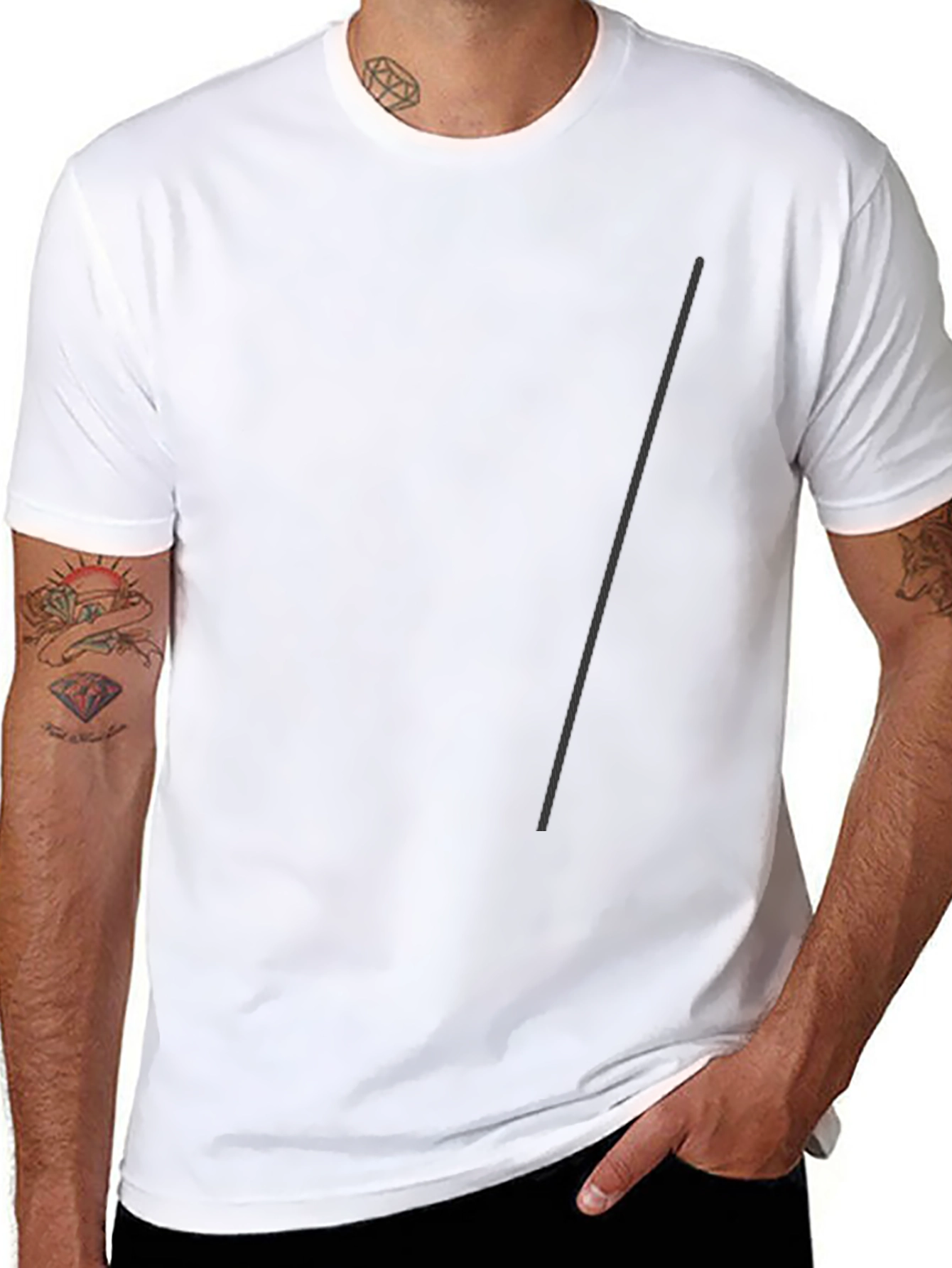 Classic Black Crew Neck T-Shirt | Casual Comfort
