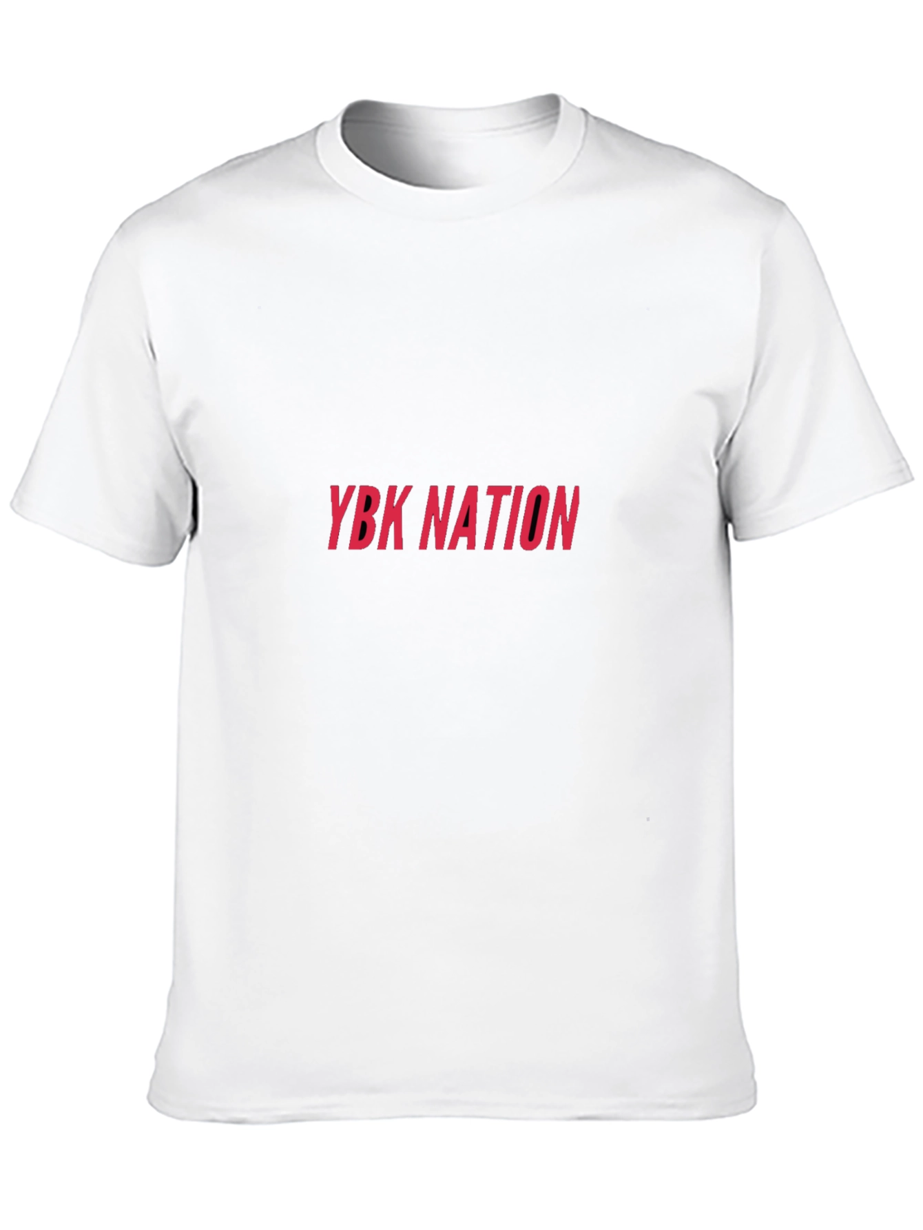 YBK Nation Black Tee - Stylish Graphic Print