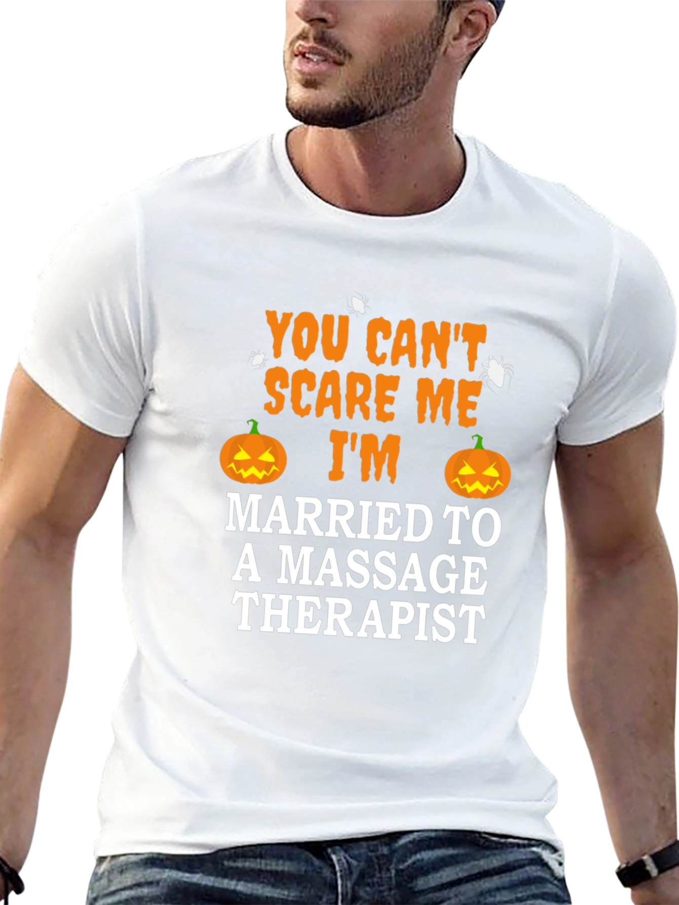 Halloween Married to Massage Therapist Mens T-Shirt