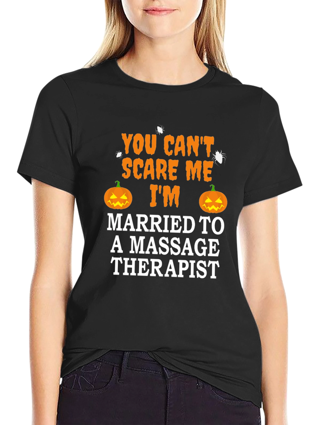 Halloween Married to Massage Therapist Mens T-Shirt