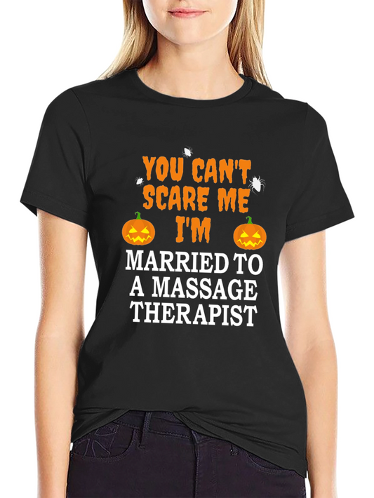 Halloween Married to Massage Therapist Mens T-Shirt