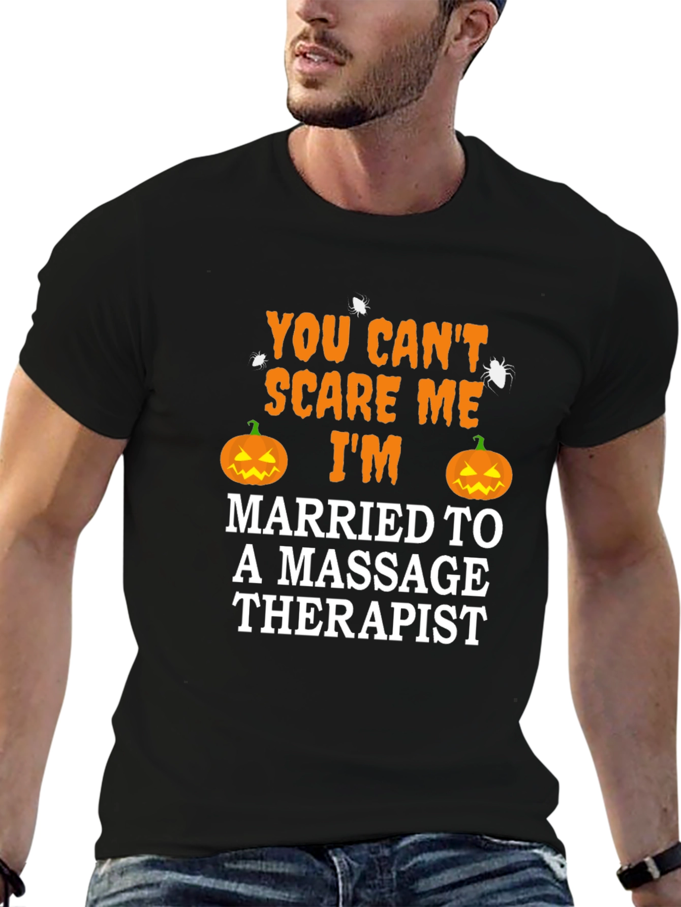 Halloween Married to Massage Therapist Mens T-Shirt