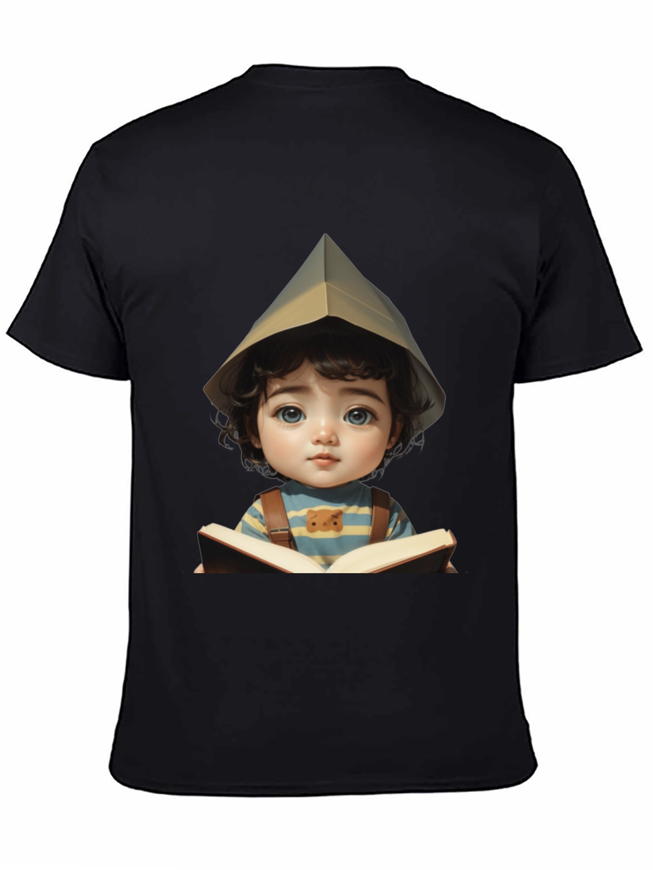 Charming Kid Reading Book Graphic Tee