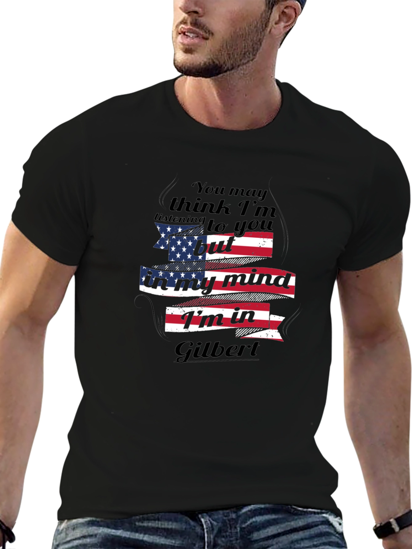 Gilbert Mind T-Shirt - Patriotic Novelty Tee