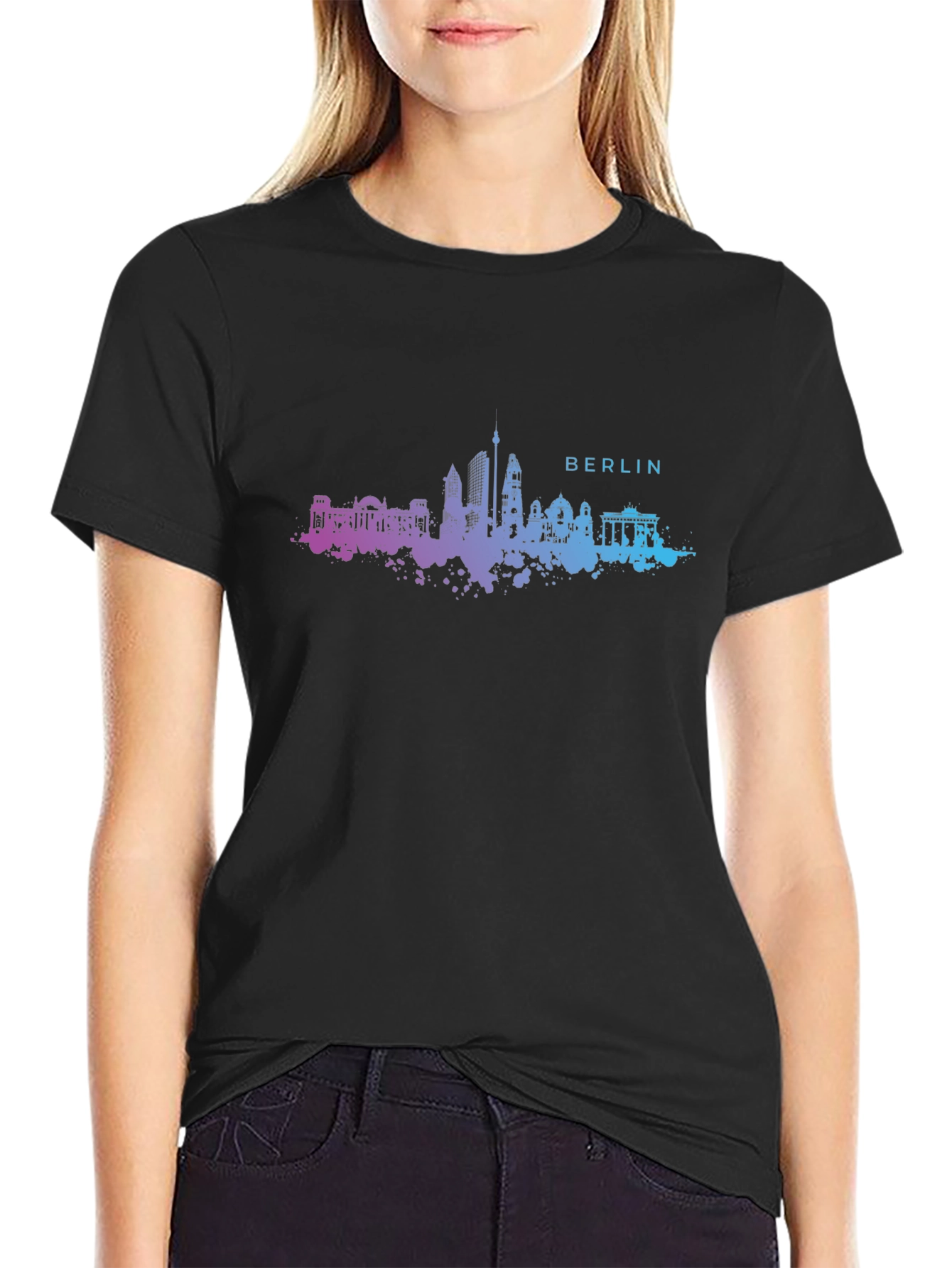 Berlin Skyline Graphic T-Shirt