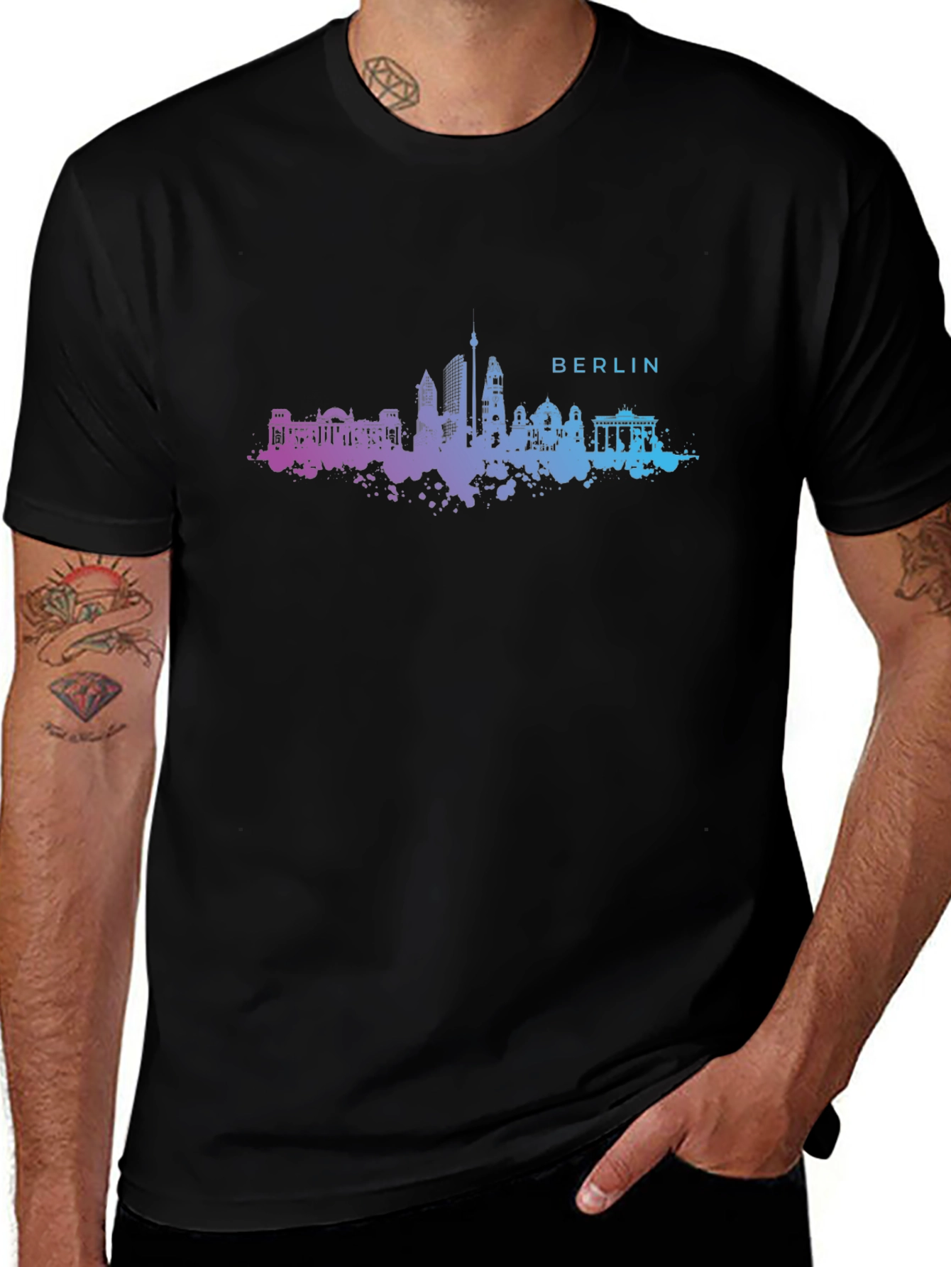 Berlin Skyline Graphic T-Shirt