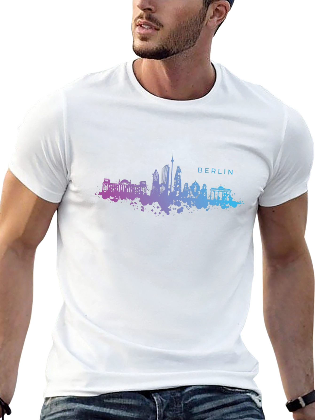 Berlin Skyline Graphic T-Shirt