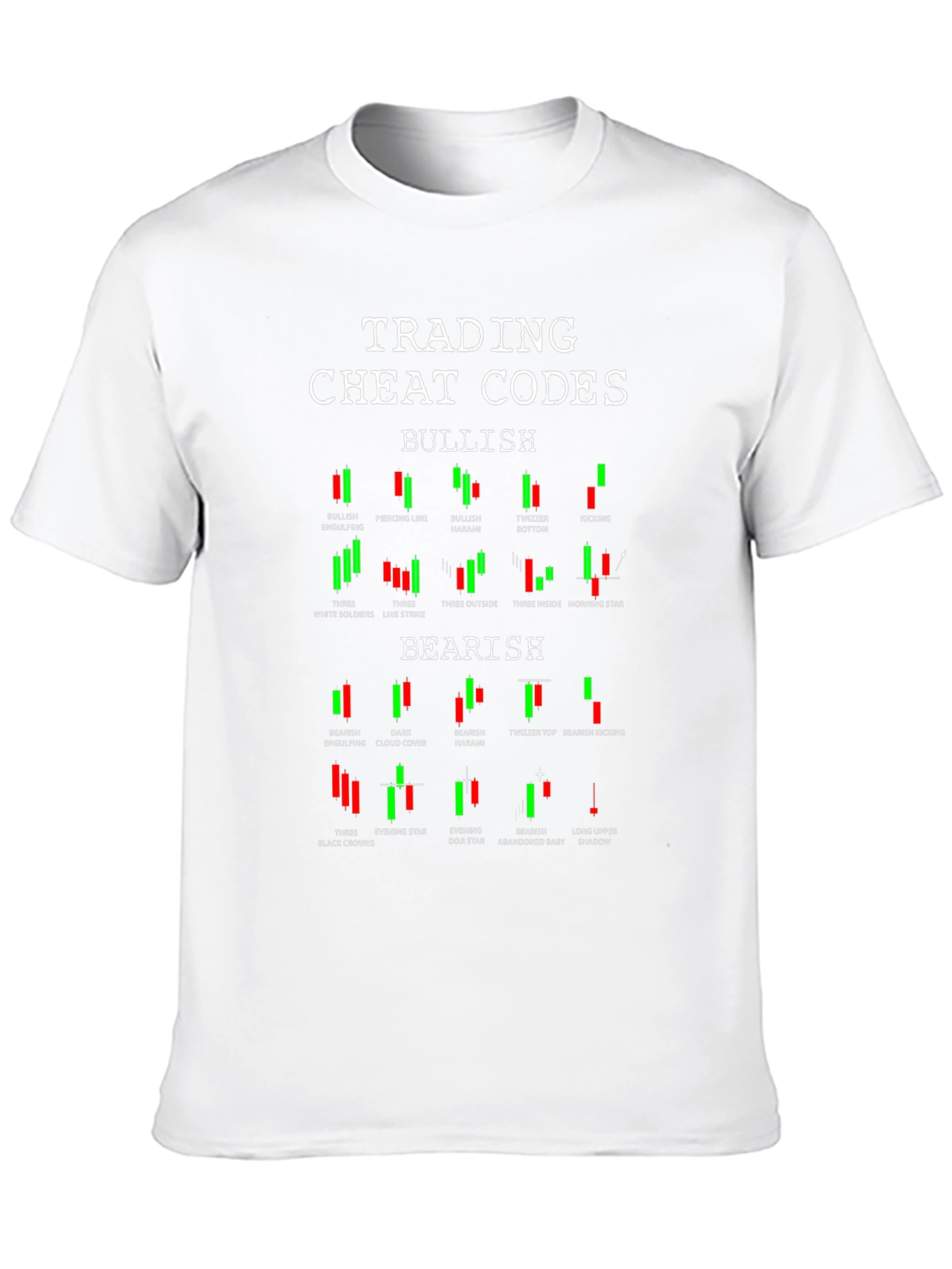 Trading Cheat Codes Black Graphic T-Shirt